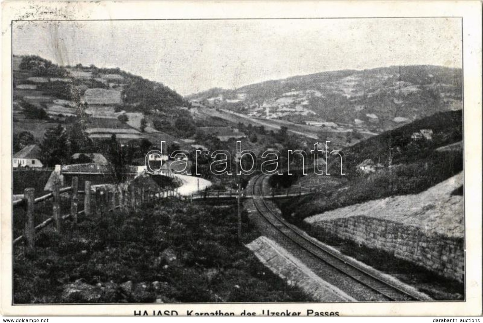 * T2 Hajasd, Voloszjanka, Volosyanka; Uzsoki-hágó, Vasút / Uzsoker Pass, Karpathen /  Uzhok Pass, Railway Line - Unclassified