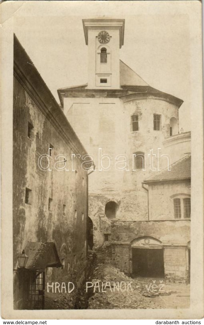 ** T2/T3 Munkács, Mukacheve, Mukacevo; Vár, Toronyóra / Hrad Palanok, Vez / Castle Clock Tower. Photo  (EK) - Non Classés