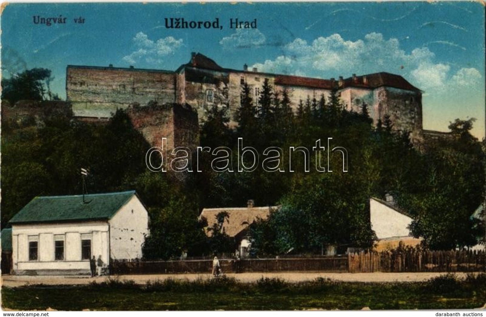 * T3 Ungvár, Uzshorod, Uzhorod; Vár / Hrad / Castle (Rb) - Non Classificati