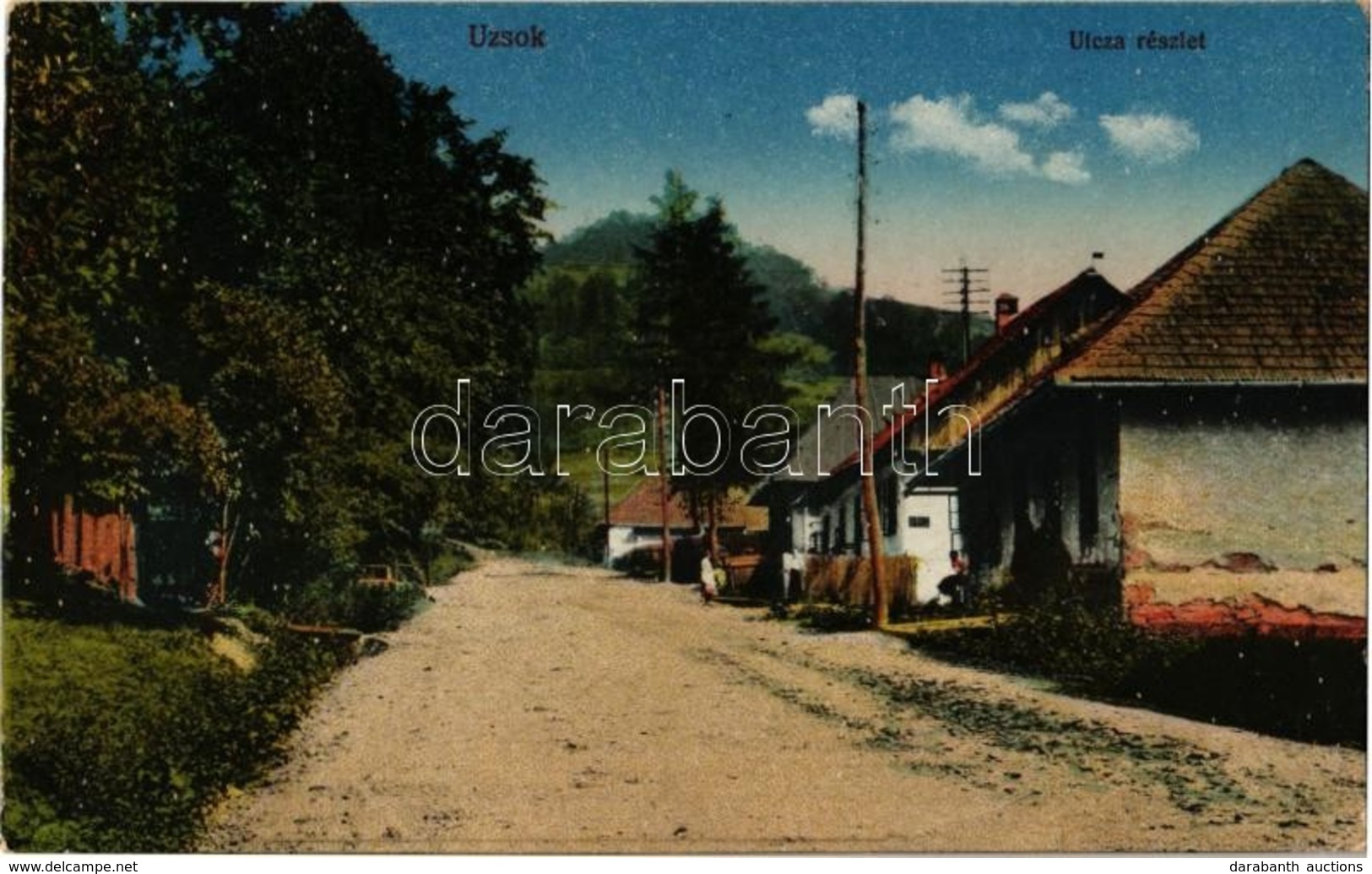 ** T2 Uzsok, Uzhok; Utcakép. Kiadja Róth Adolf 6. Sz. / Street View - Non Classificati