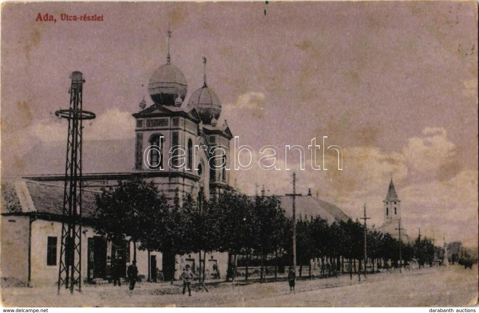 ** T2/T3 Ada, Utca, Zsinagóga / Street View With Synagogue (EK) - Ohne Zuordnung