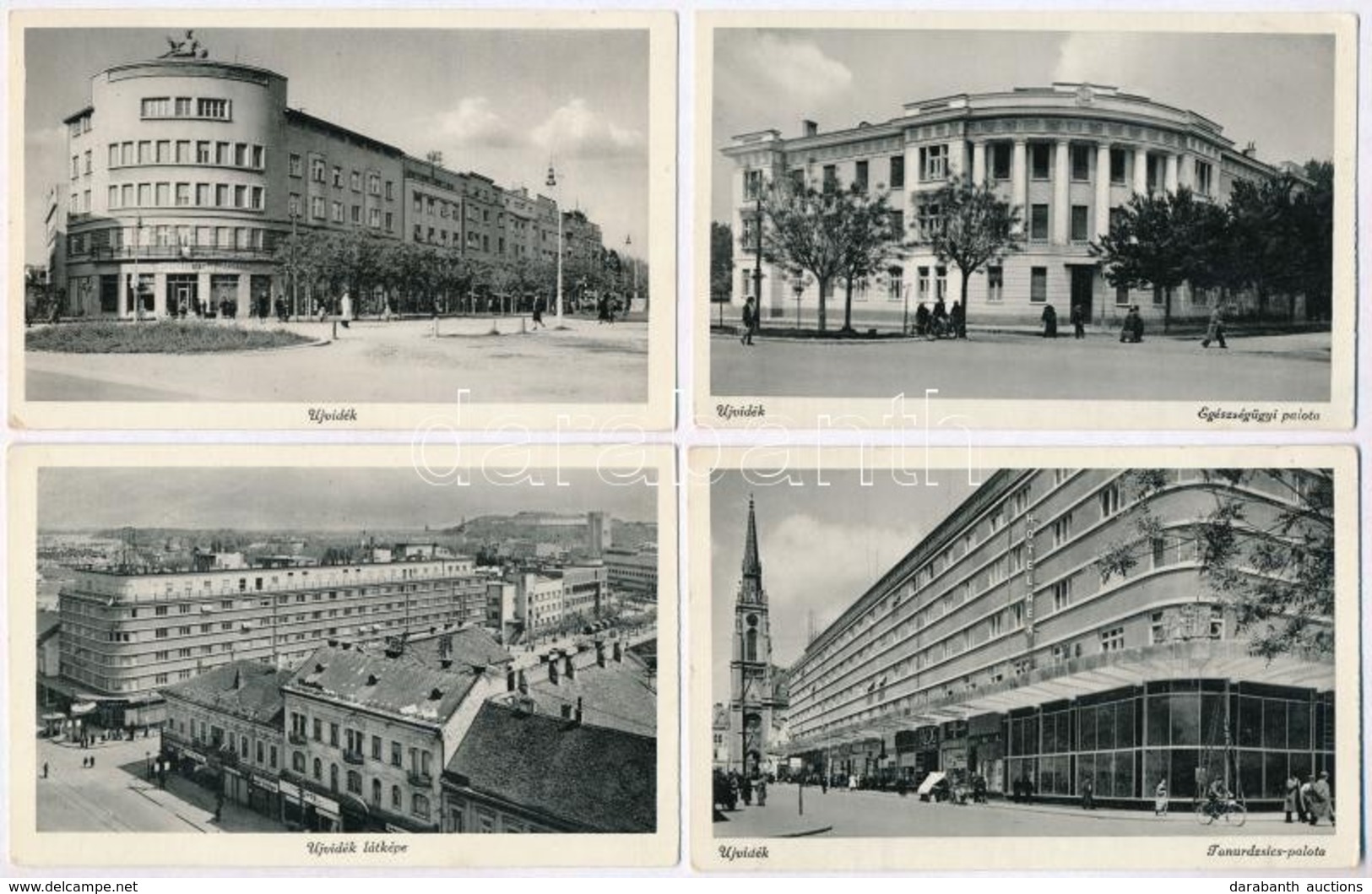 ** Újvidék, Novi Sad; 8 Db Régi Használatlan Képeslap / 8 Unused Pre-1945 Postcards - Ohne Zuordnung