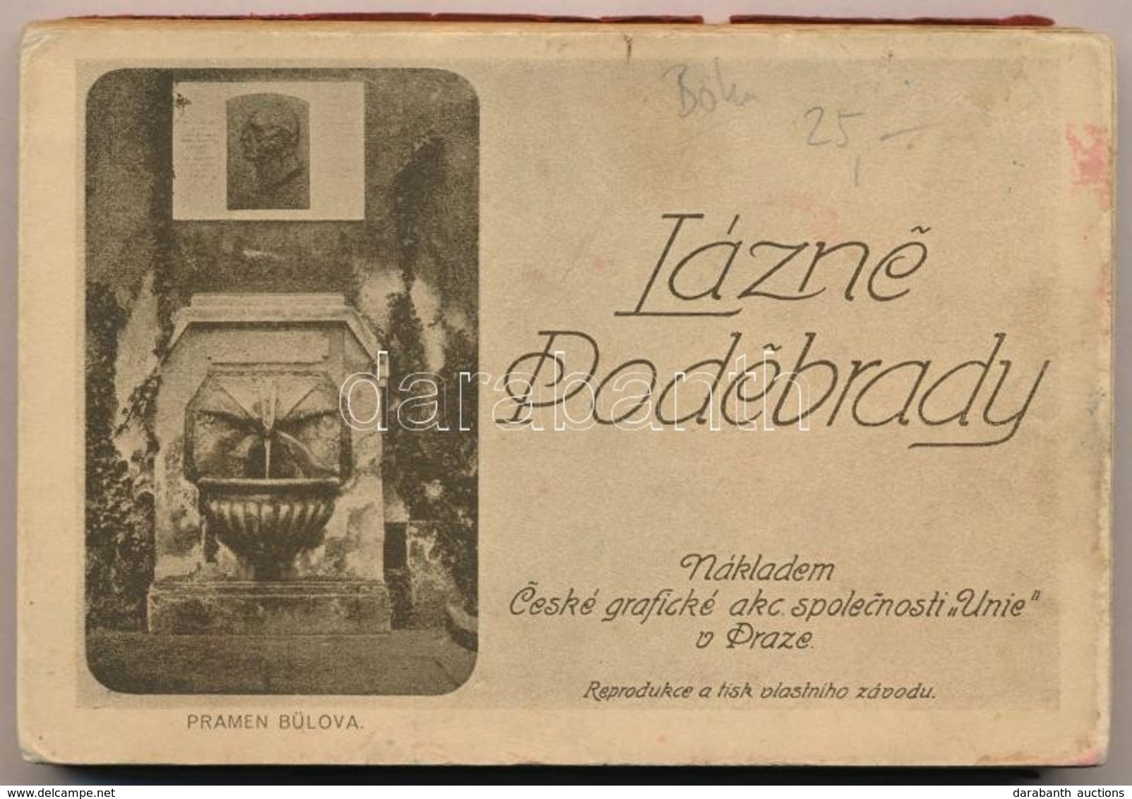 ** Lázne Podebrady - Card Booklet With 20 Cards - Non Classés