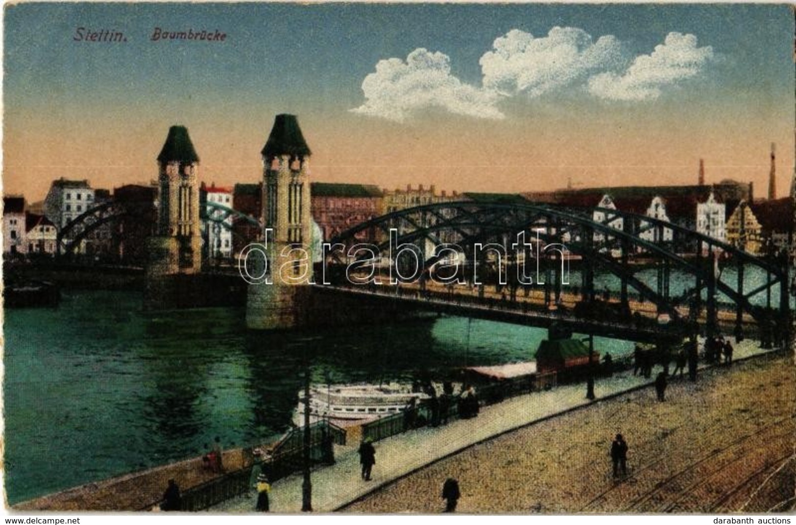 ** T2/T3 Szczecin, Stettin; Baumbrücke / Bridge (EK) - Non Classés