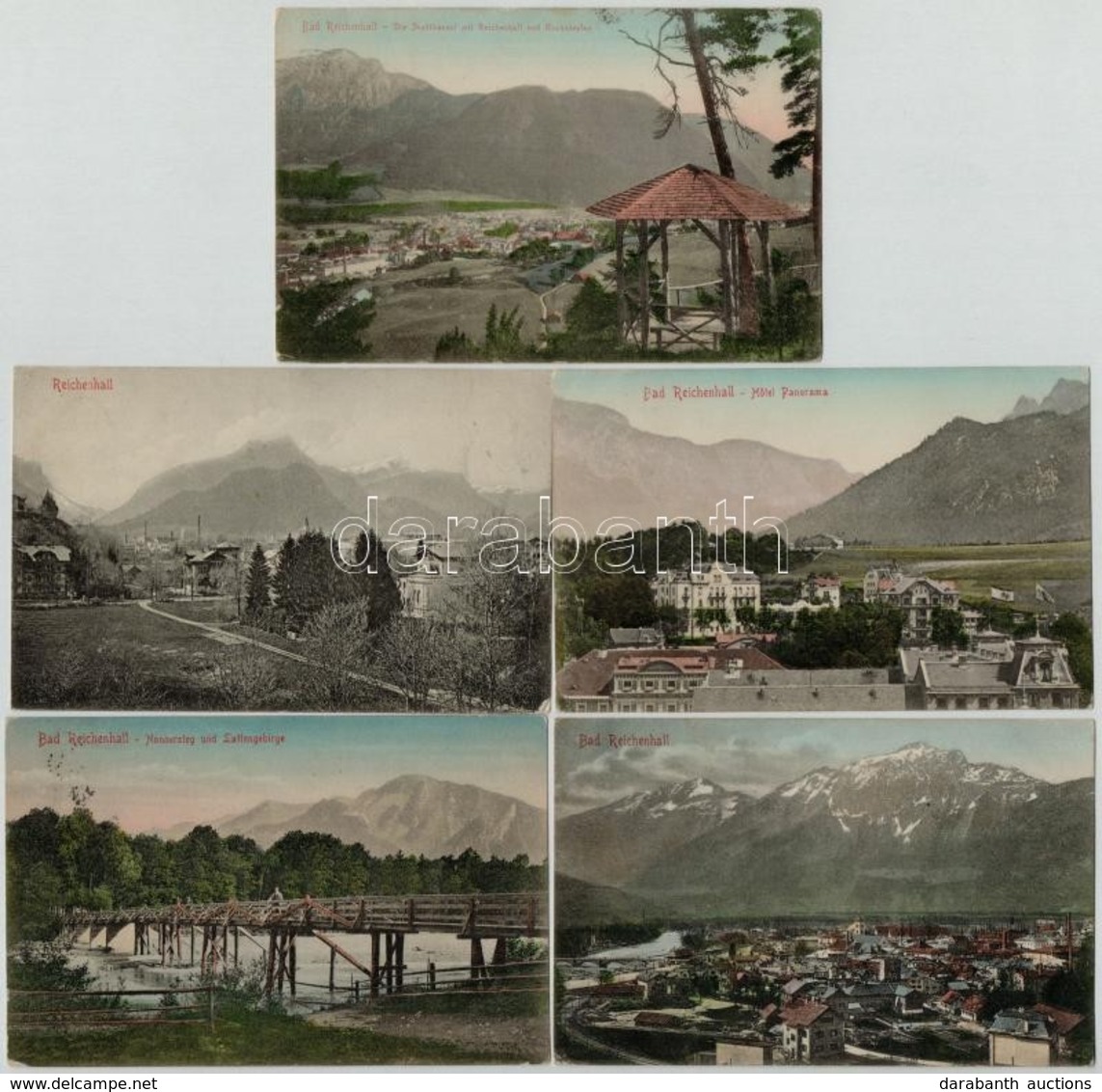 Bad Reichenhall - 5 Pre-1915 Postcards - Non Classificati