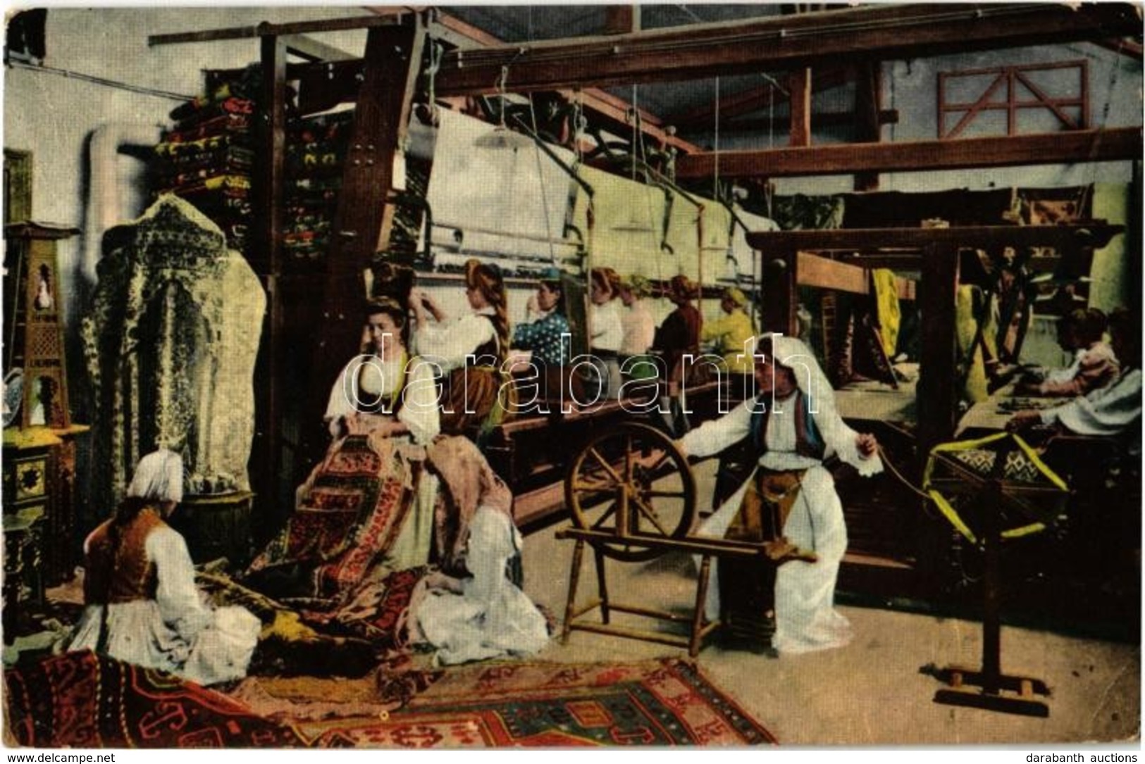 * T2/T3 Bosnien. Teppichweberinnen / Bosnian Carpet Weavers, Folklore. Danieal A. Kajon 139. (Rb) - Non Classificati