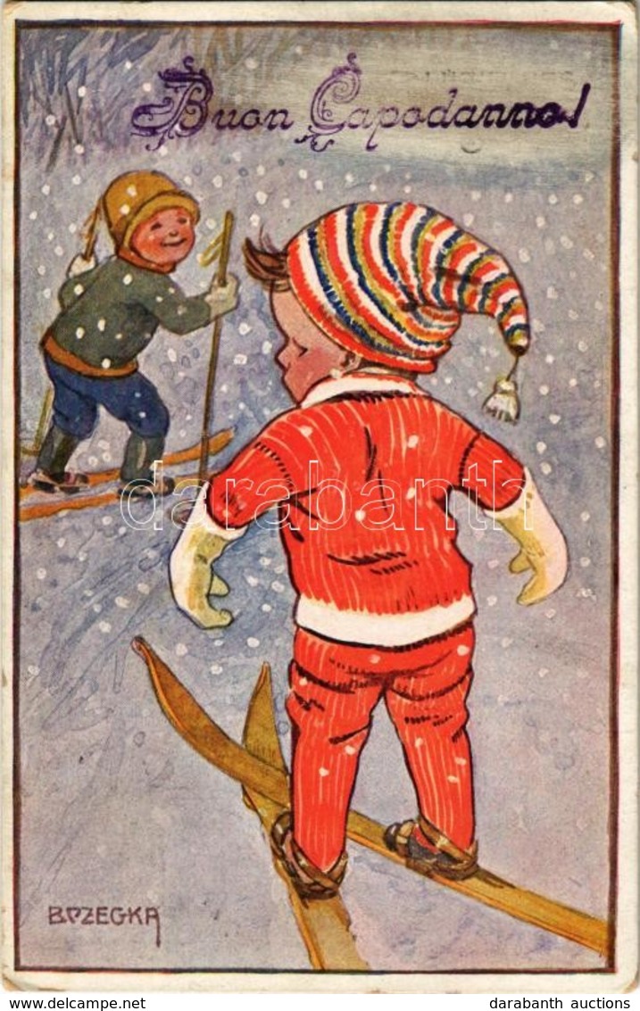 T2 Skiing Children, Winter Sport. W.R.B. & Co. Serie 22-108. S: Bozegka (?) - Non Classificati