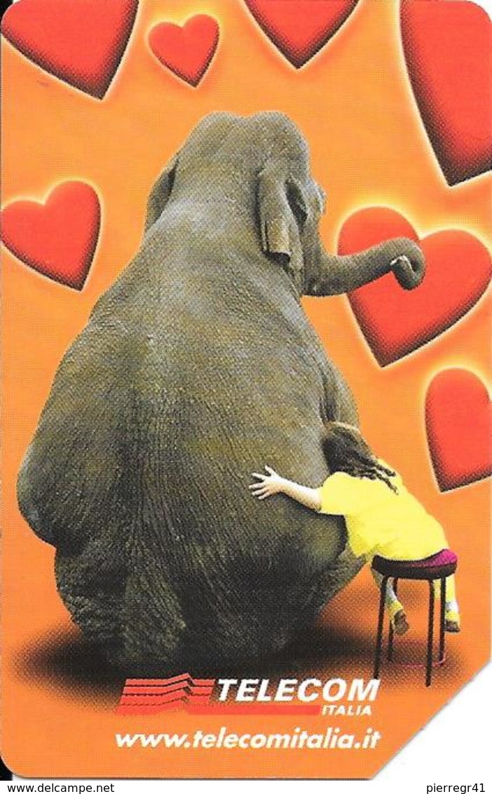 CARTE-ITALIE-MAGNETIQUE-2002-10000L-ST VALENTIN-ELEPHANT - TBE- - Publiques Ordinaires