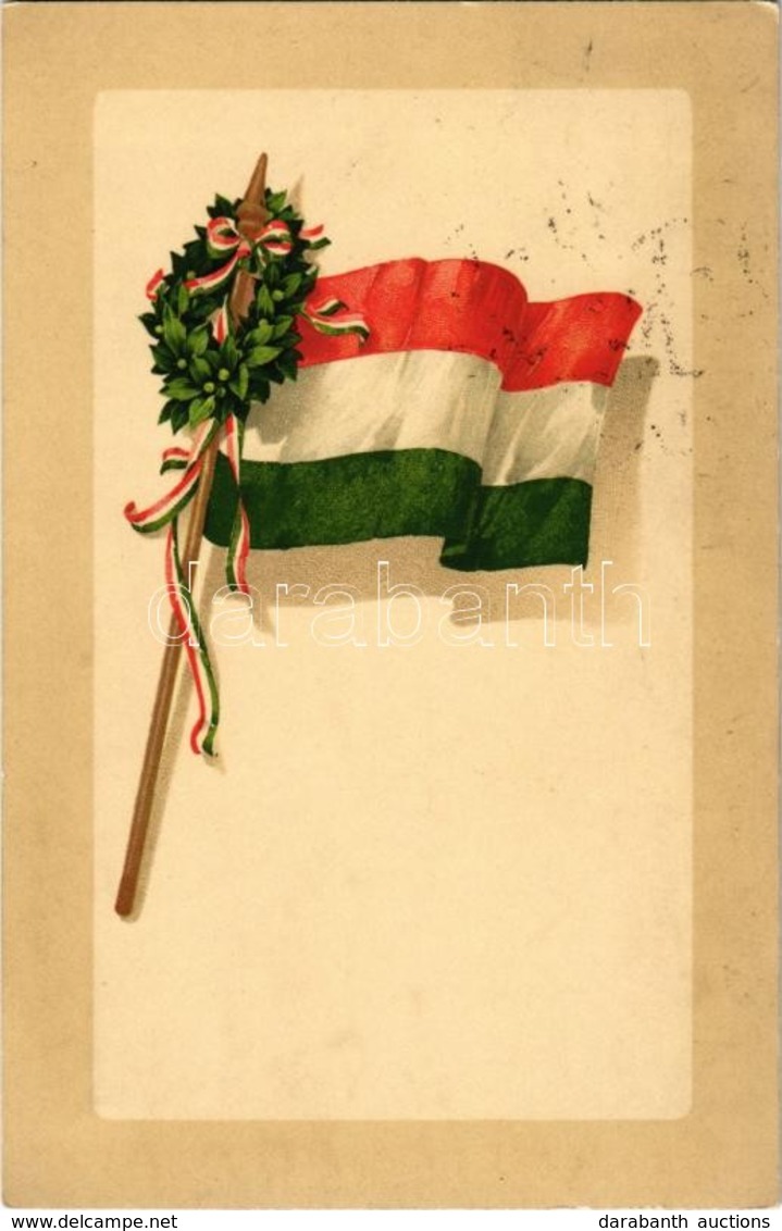 T1/T2 Magyar Zászló / Hungarian Flag. Welt-Krieg 1914. Meissner & Buch Kriegs-Postkarte Serie 2076. 'Isten áldd Meg A Ma - Non Classificati