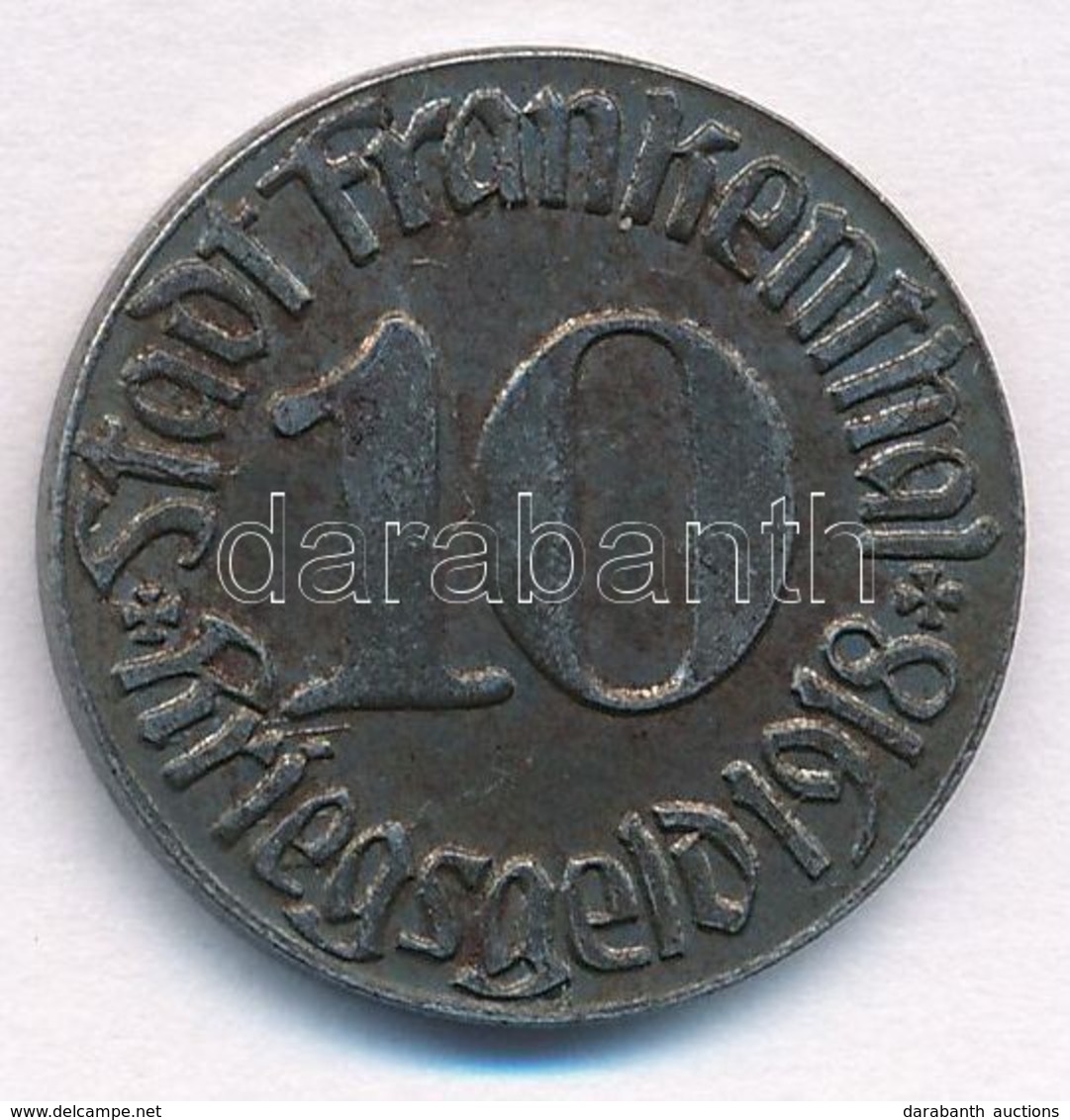 Német Birodalom / Weimari Köztársaság / Frankenthal 1918. 10Pf Szükségpénz T:2
German Reich / Weimar Republic / Frankent - Non Classificati