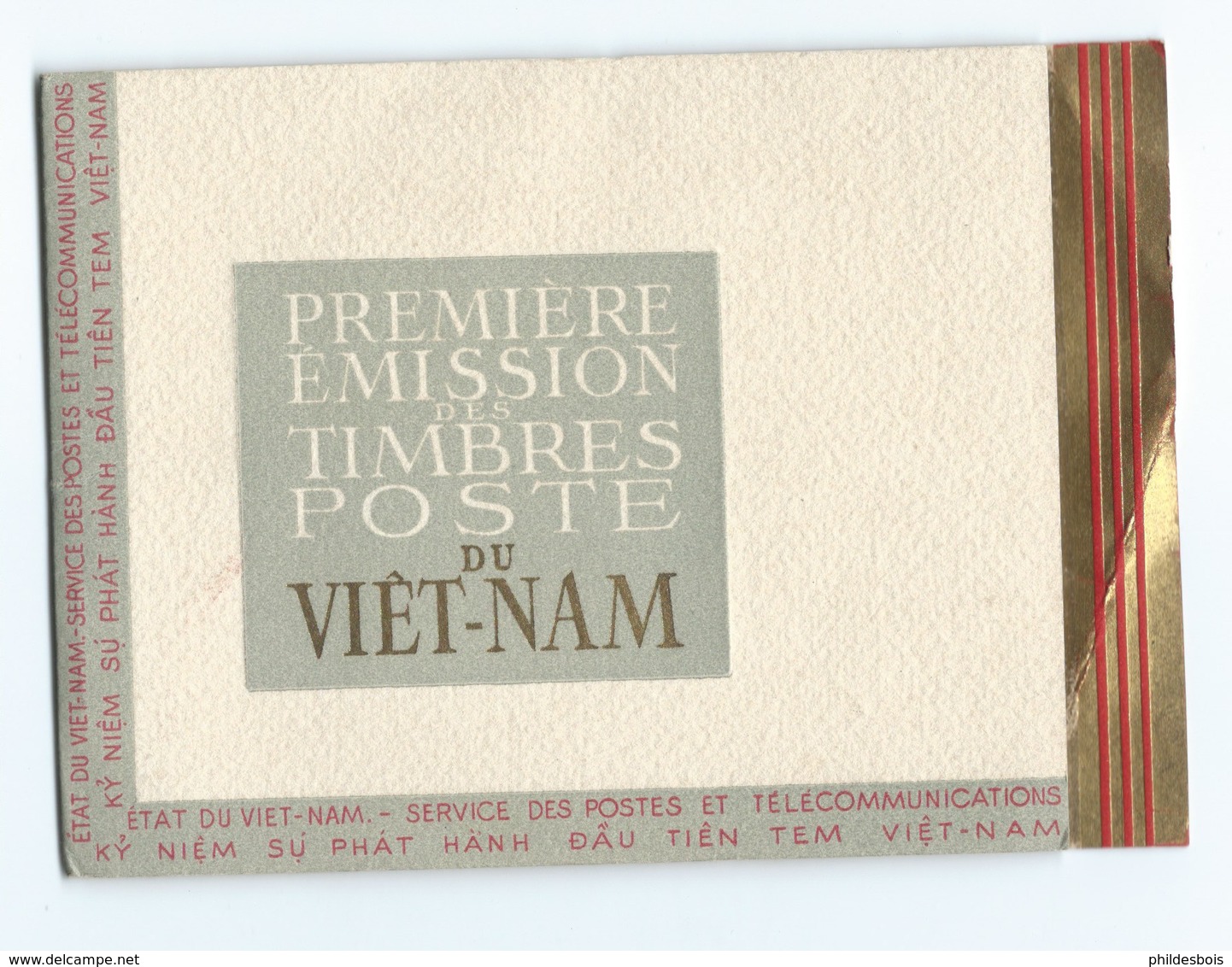 ASIE PREMIERE EMISSION Des TIMBRES POSTE Du VIET NAM - Viêt-Nam