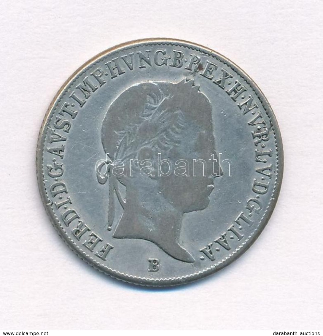 1845B 20kr Ag 'V. Ferdinánd' (6,57g) T:3
Huszár: 2081., Unger III.: 1419. - Non Classés