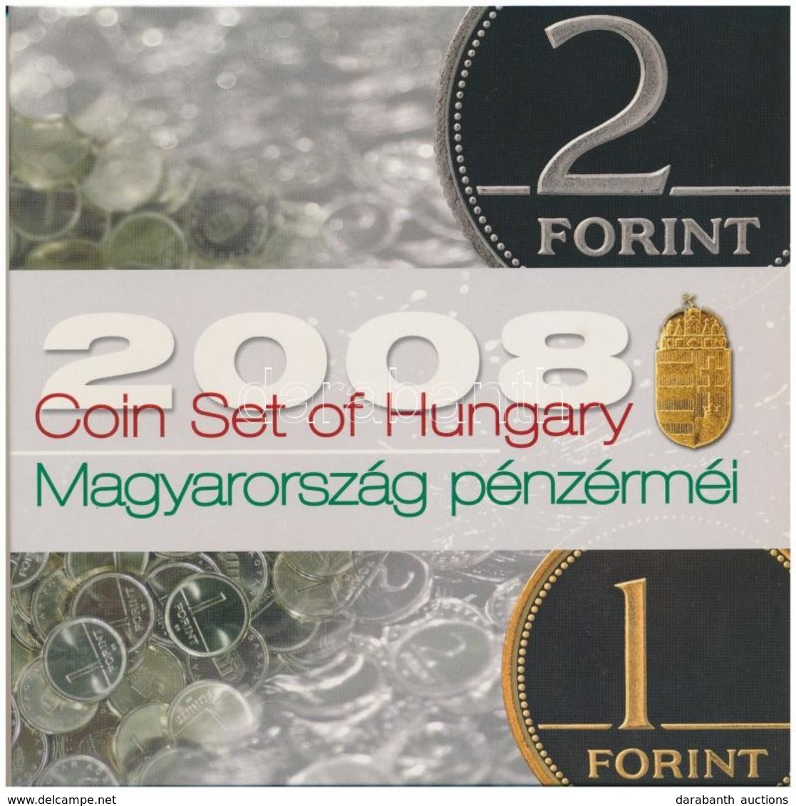 2008. 1Ft-100Ft (7xklf) 'Búcsú Az Egy- és Kétforintostól' Forgalmi Sor Dísztokos Szettben T:BU 
Adamo FO42 - Non Classés