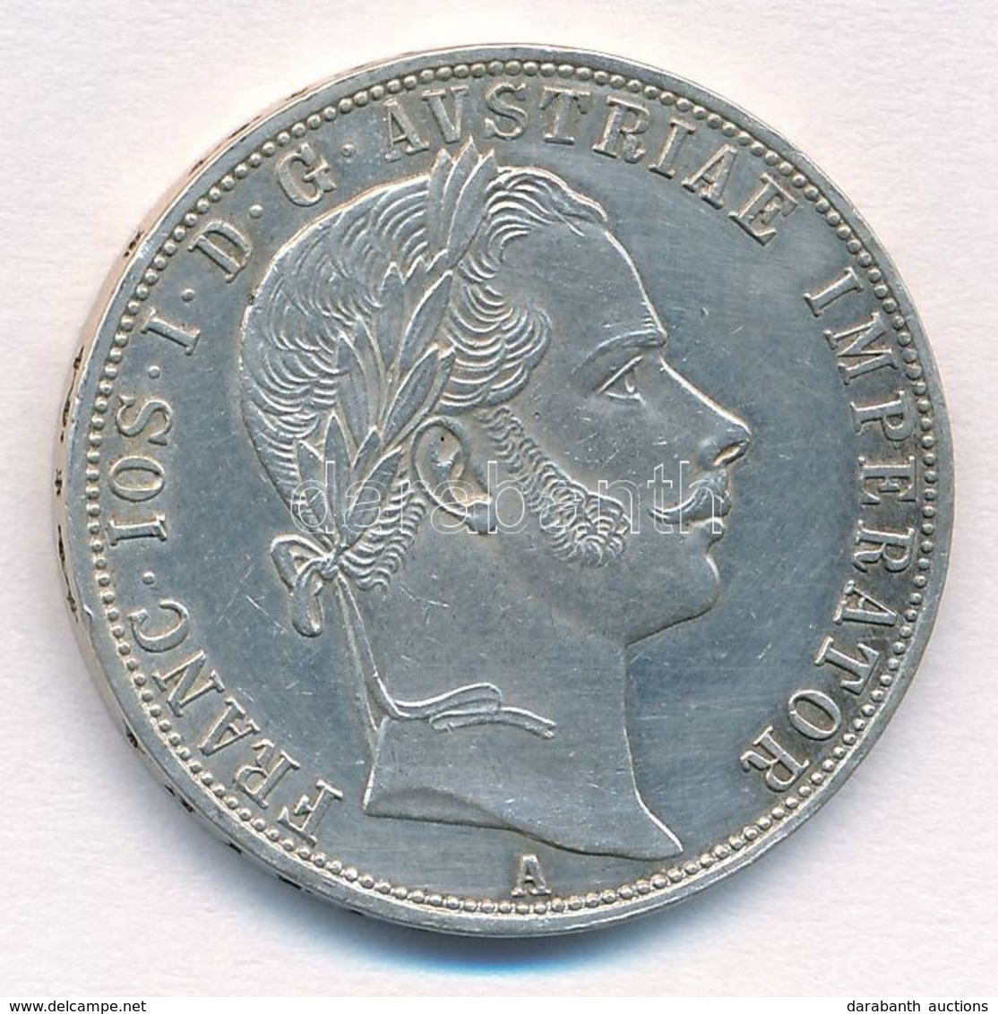 Ausztria 1860A 1Fl Ag 'Ferenc József' T:1- Austria 1860A 1 Florin Ag 'Franz Joseph' C:AU Krause KM#2219 - Non Classificati