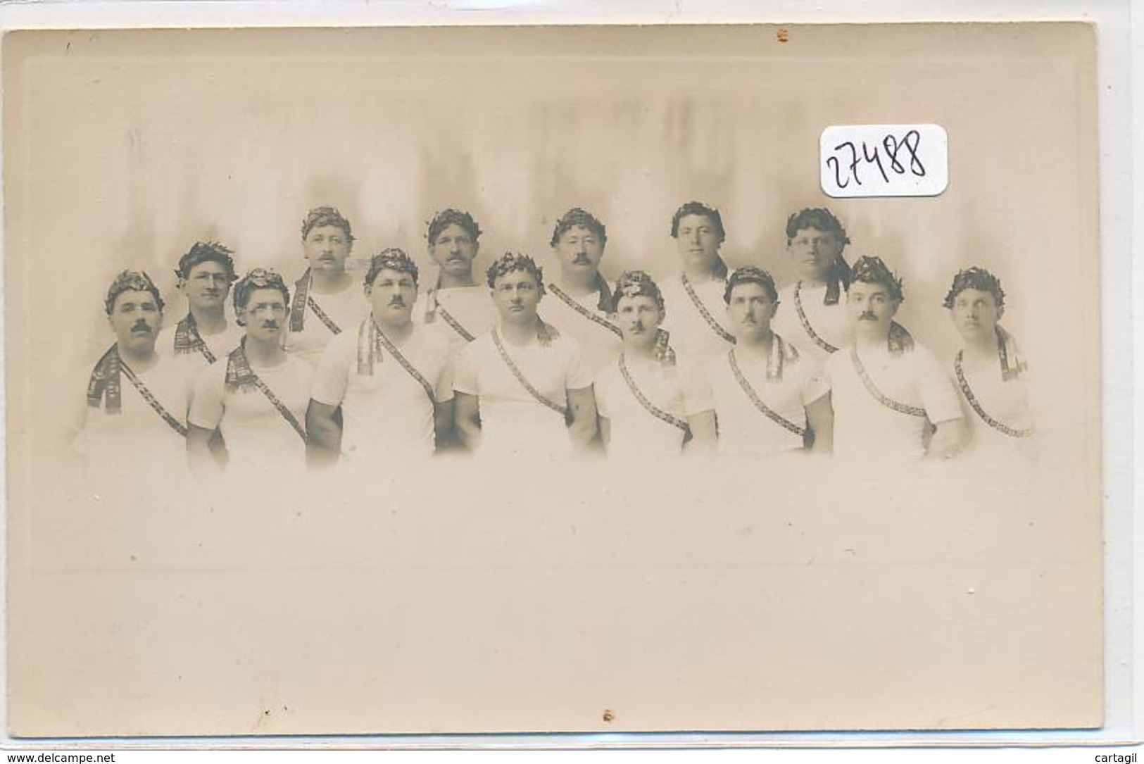 CPA - (Rare)-27488- Carte Photo Centenaire  Villeret  ( 2 Scans) - Vente Sans Frais Pour L'acheteur - Villeret