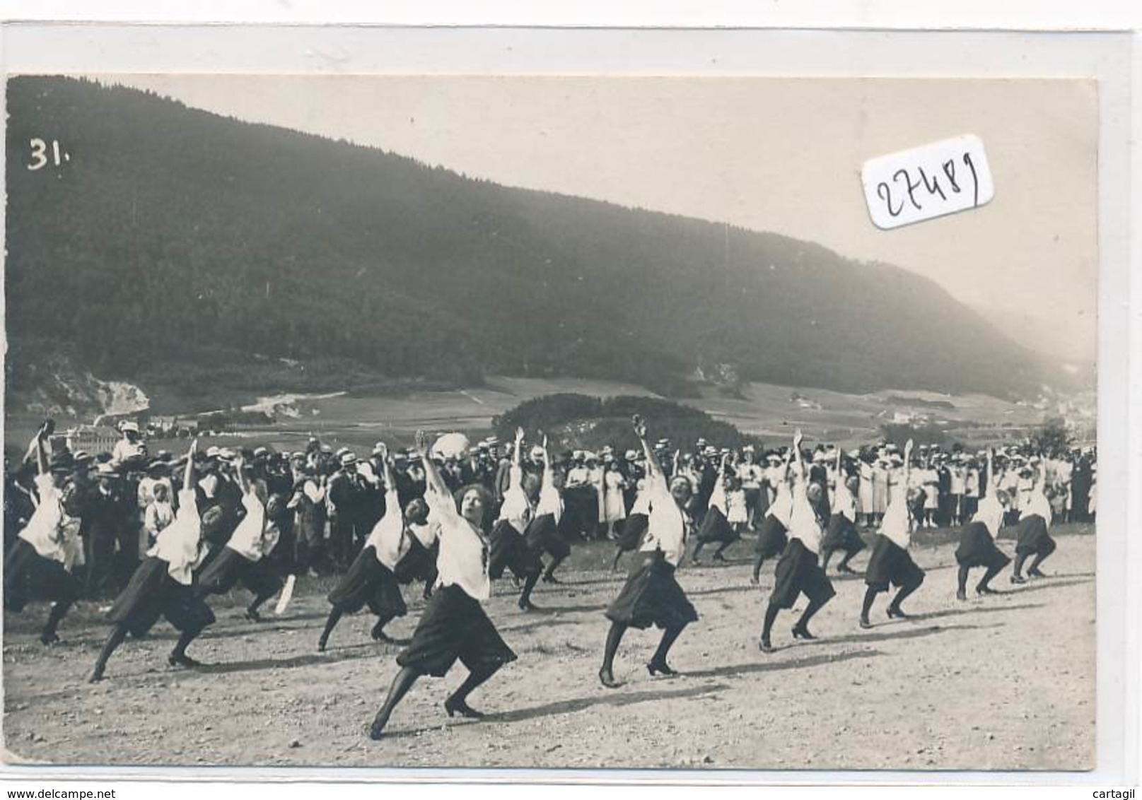 CPA-(Rare)) 27489- Suisse -Carte Photo Centenaire  Villeret  ( 2 Scans) - Vente Sans Frais Pour L'acheteur - Villeret