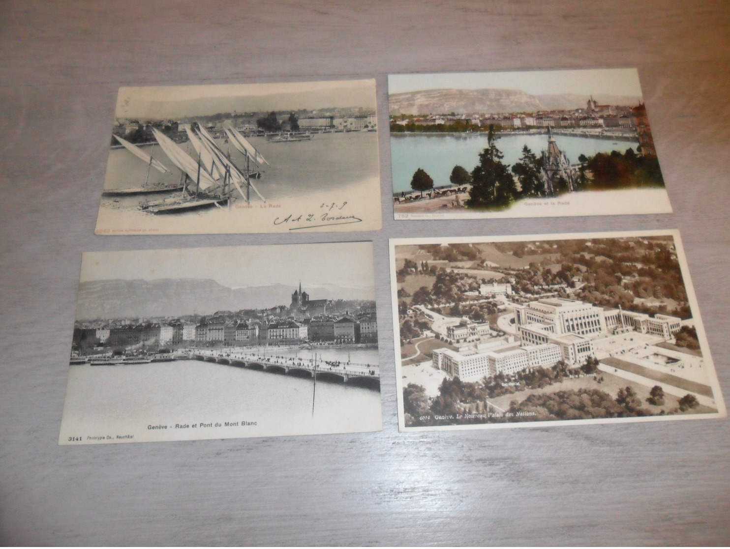 Beau lot de 60 cartes postales de Suisse  Genève     Mooi lot van 60 postkaarten van Zwitserland