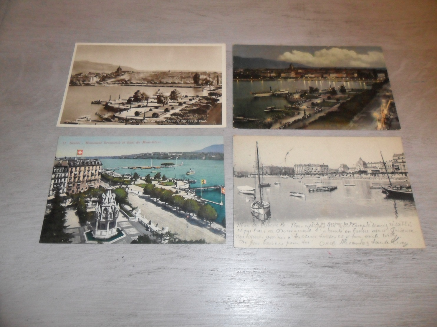 Beau lot de 60 cartes postales de Suisse  Genève     Mooi lot van 60 postkaarten van Zwitserland