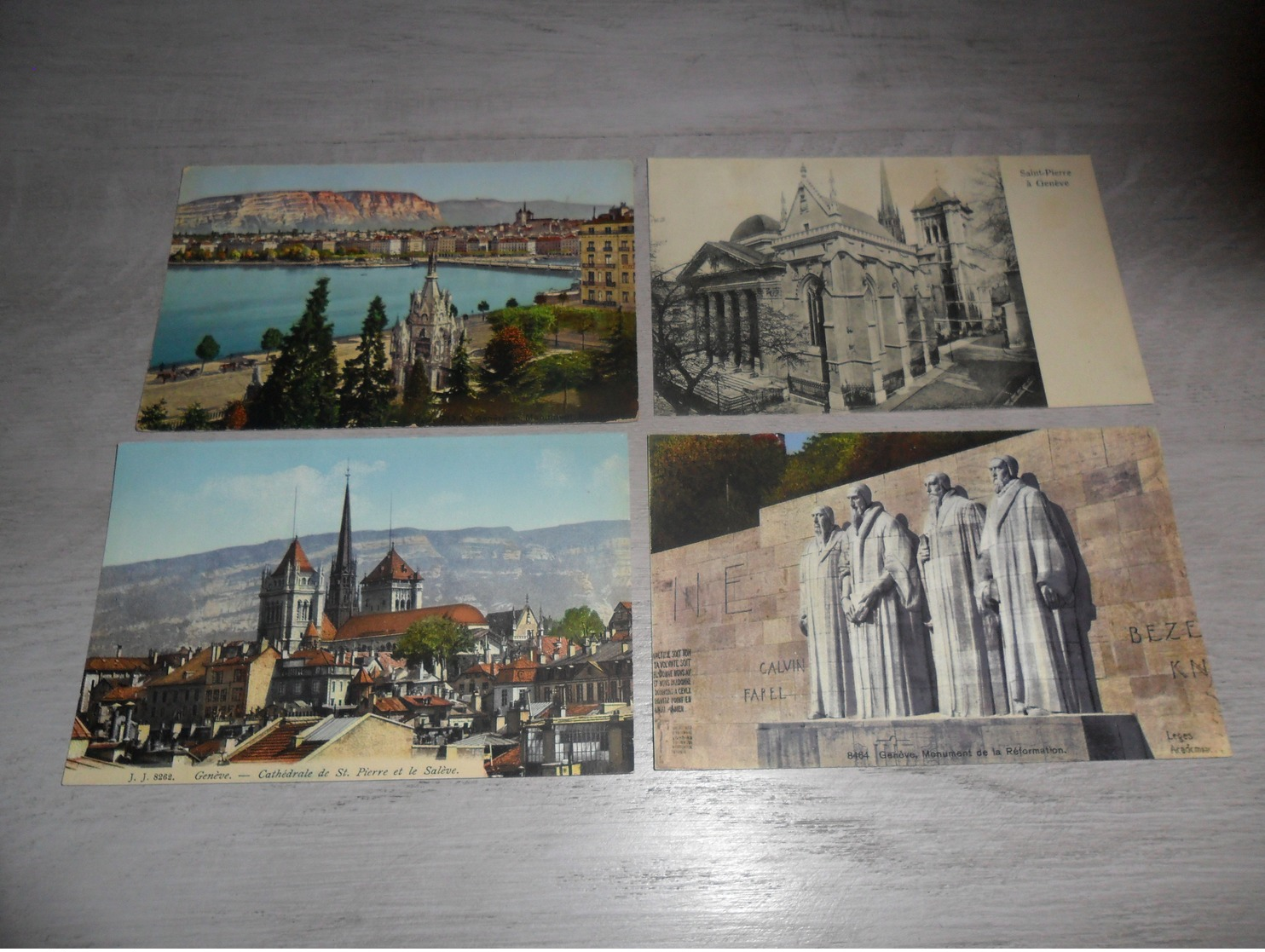 Beau lot de 60 cartes postales de Suisse  Genève     Mooi lot van 60 postkaarten van Zwitserland