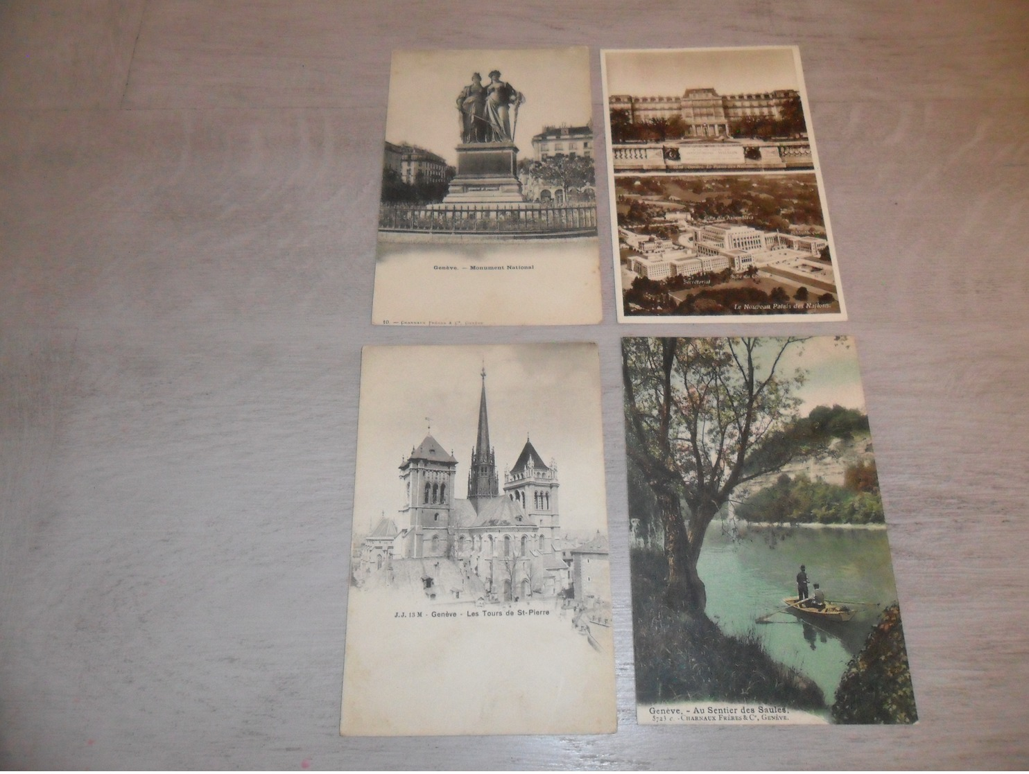 Beau lot de 60 cartes postales de Suisse  Genève     Mooi lot van 60 postkaarten van Zwitserland