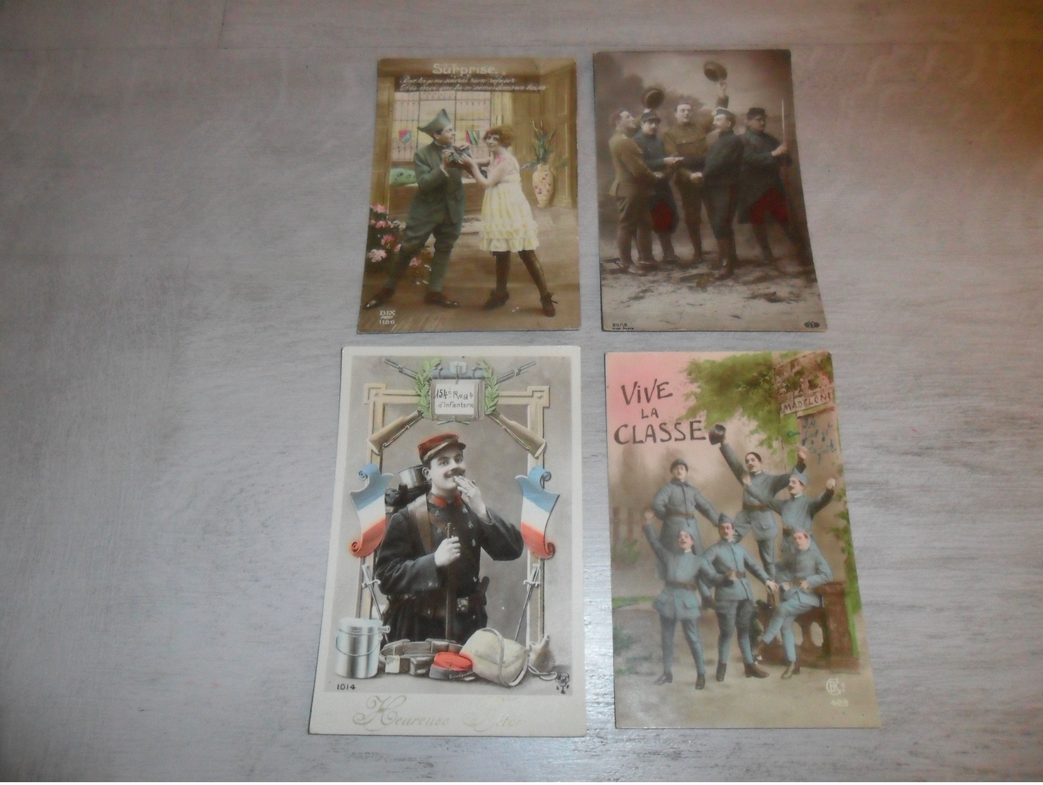 Beau Lot De 20 Cartes Postales De Fantaisie Soldats  Soldat     Mooi Lot 20 Postkaarten Van Fantasie Soldaat Soldaten - 5 - 99 Cartes