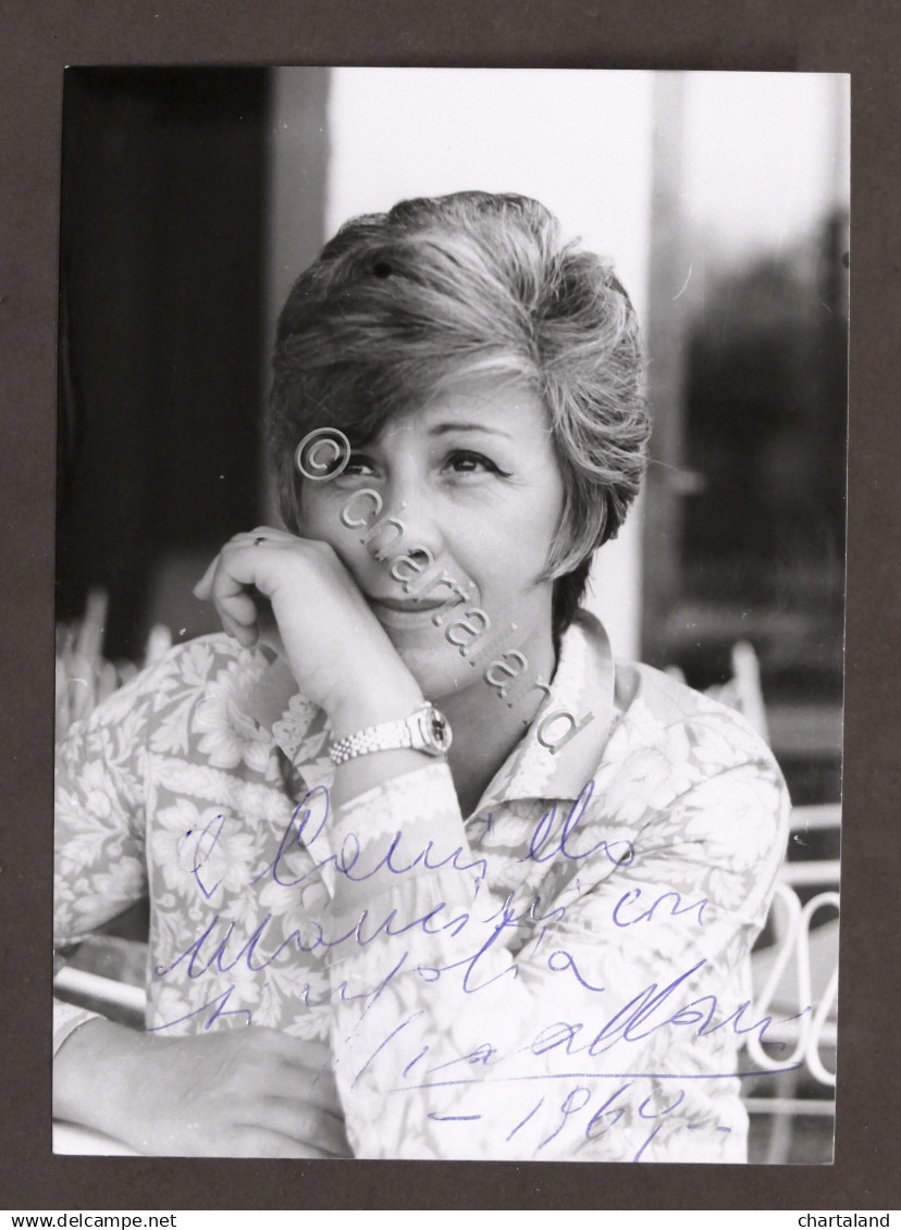 Cinema Teatro - Autografo Dell'attrice Elsa Albani - 1969 - Altri & Non Classificati