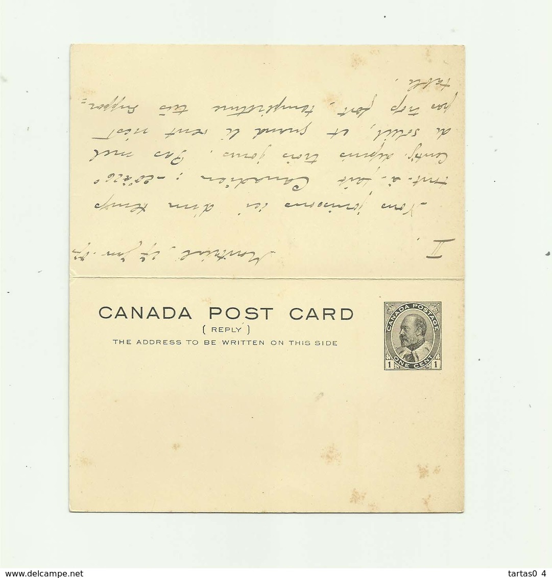 CANADA - 3 Entiers Postaux 1 Cent Gris (double ) 1 Cent Vert 2 Cents Bleu - Lettres & Documents