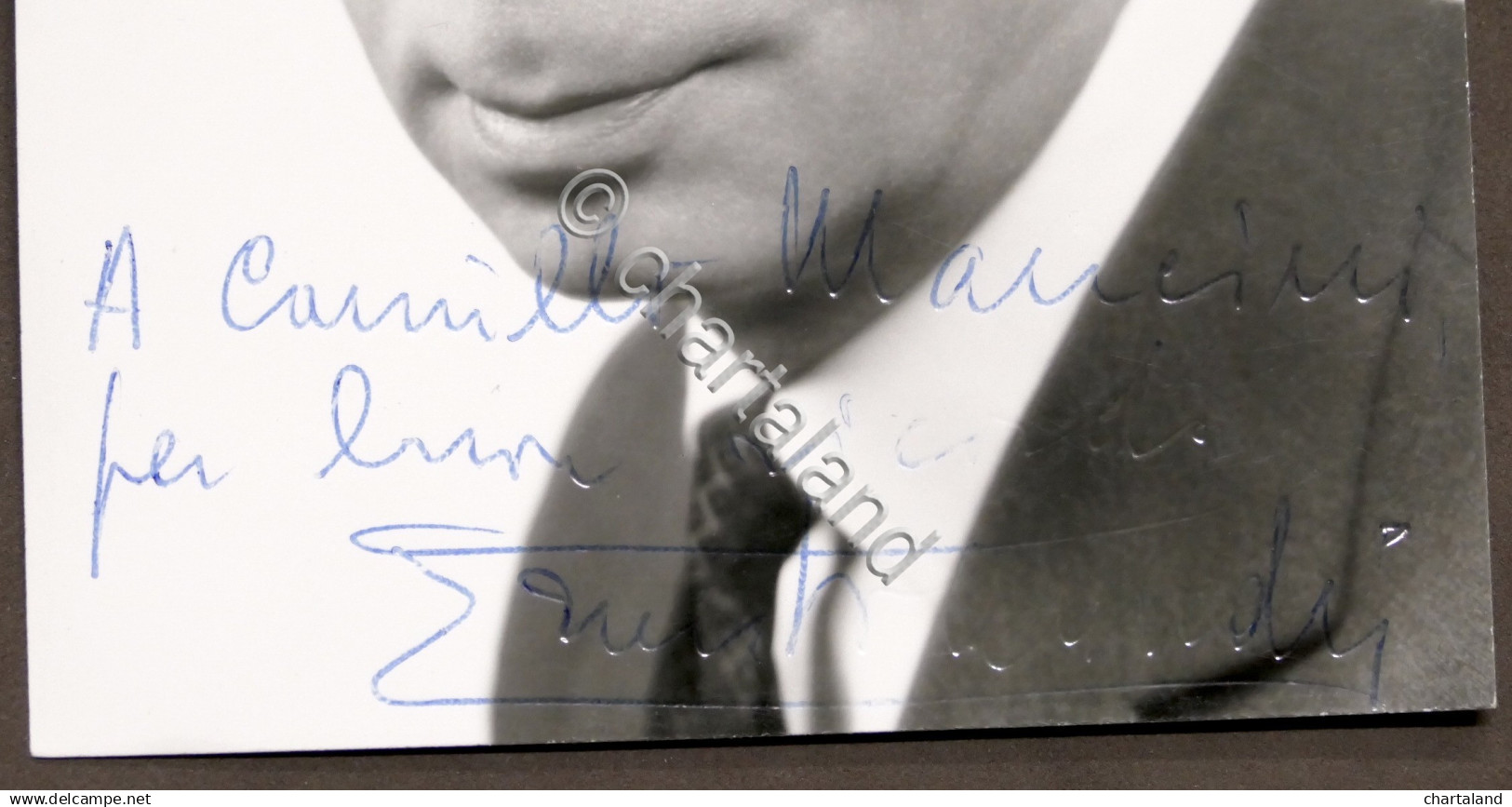 Cinema Teatro Televisione - Autografo Dell'attore Ernesto Calindri - Anni '60 - Altri & Non Classificati