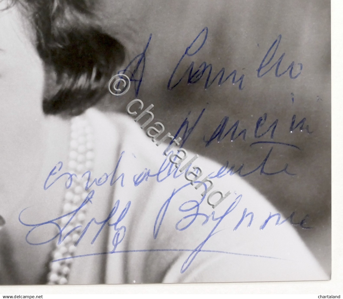 Cinema Teatro - Autografo E Dedica Dell'attrice Lilla Brignone - Anni '60 - Altri & Non Classificati