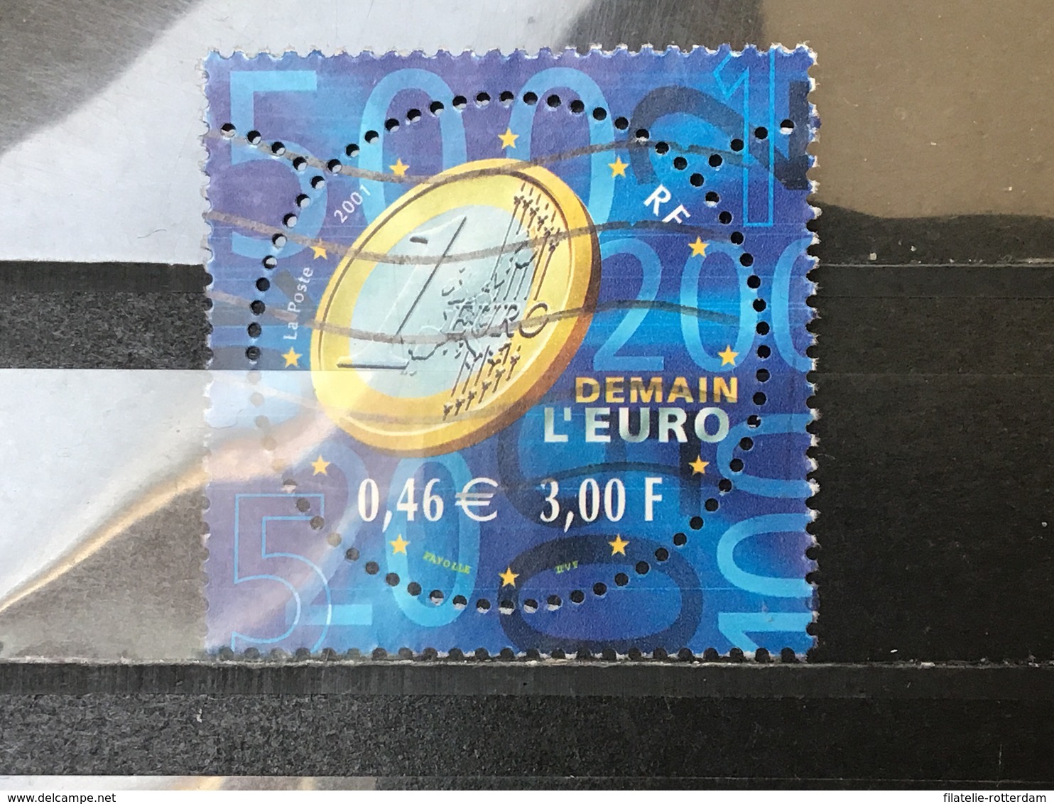 Frankrijk / France - Invoering Euro (0.46) 2001 - Usados