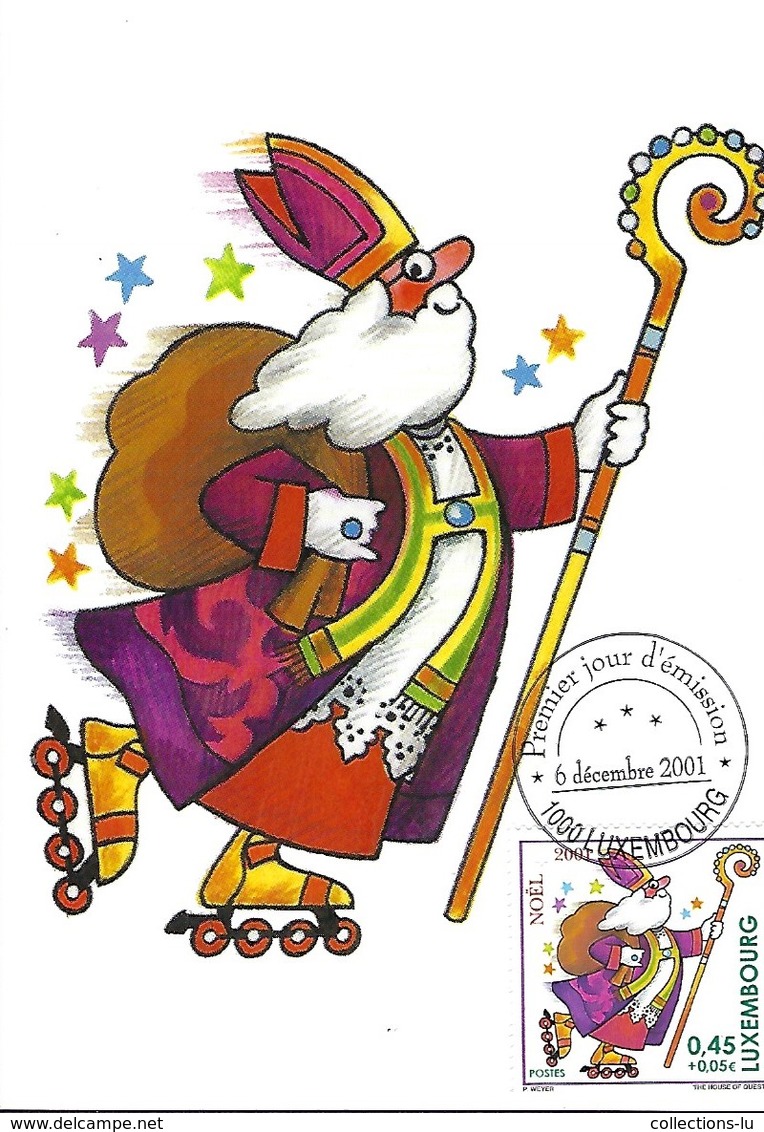 Saint-Nicolas  06.12.2001 - Tarjetas Máxima