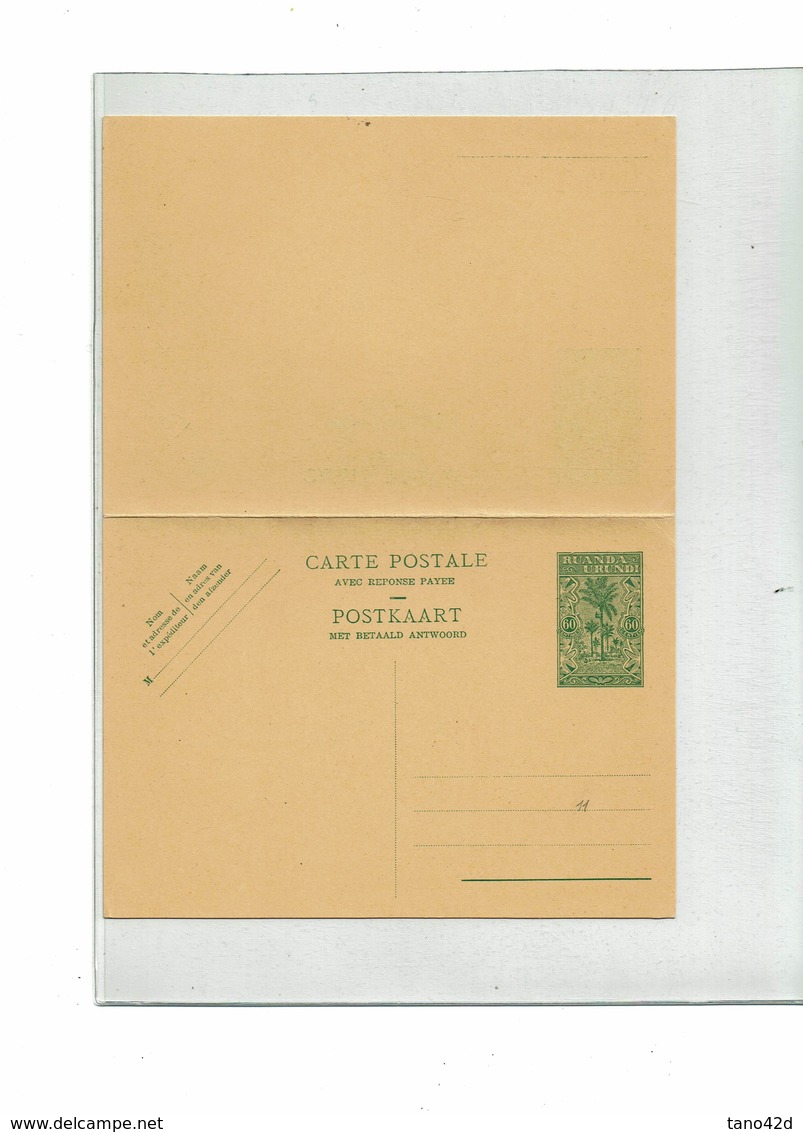 FAL15 - RUANDA URUNDI CARTES POSTALES SERIES DE 1932 / 1948 / 1951 (COTE TOTALE EUR 96 LA CARTE TACHEE NON COMPTEE) - Stamped Stationery