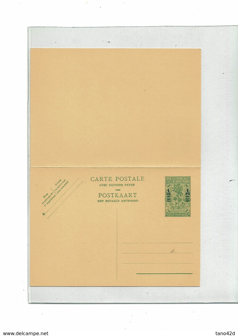 FAL15 - RUANDA URUNDI CARTES POSTALES SERIES DE 1932 / 1948 / 1951 (COTE TOTALE EUR 96 LA CARTE TACHEE NON COMPTEE)