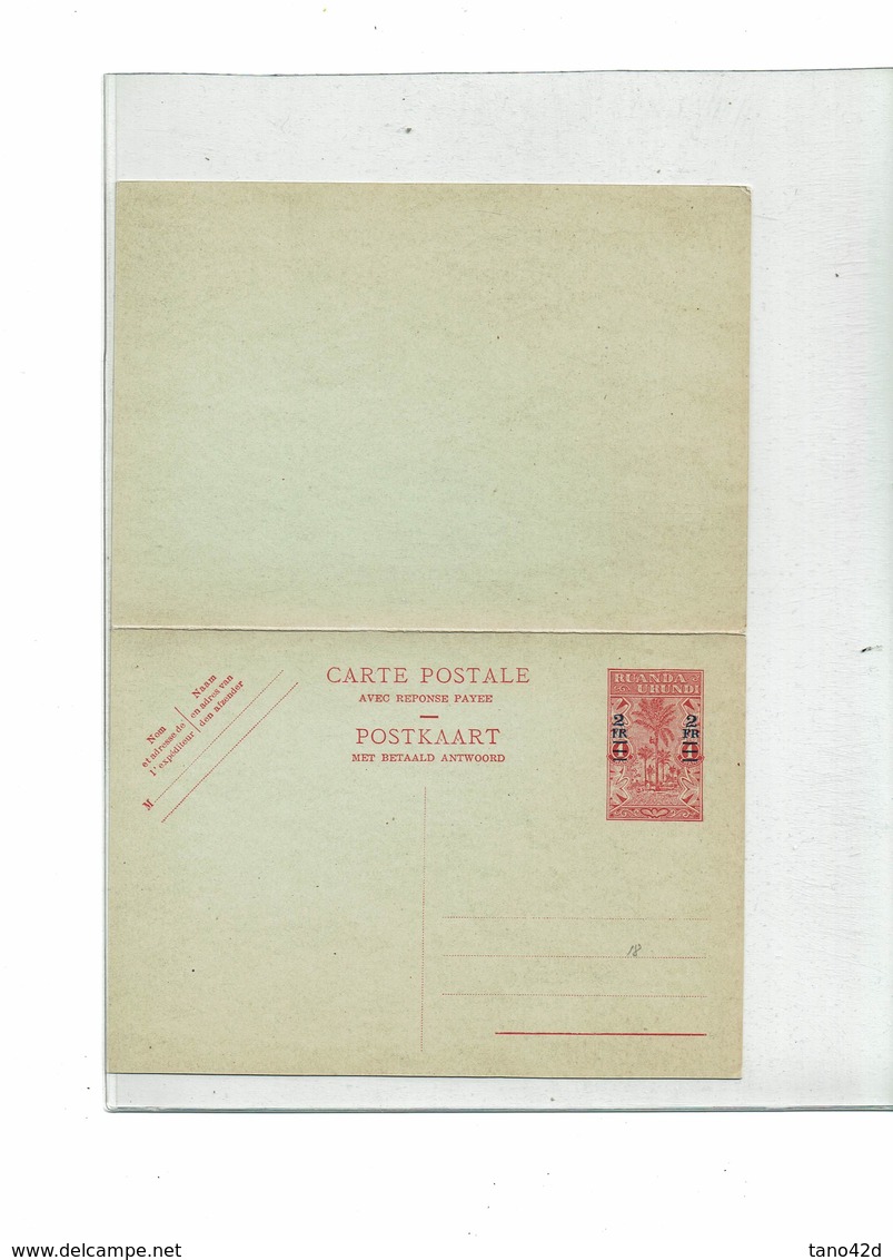 FAL15 - RUANDA URUNDI CARTES POSTALES SERIES DE 1932 / 1948 / 1951 (COTE TOTALE EUR 96 LA CARTE TACHEE NON COMPTEE)