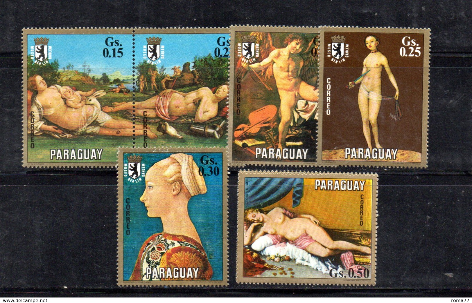 BIG - PARAGUAY ,  Serie Nuova Integra ***  MNH  (2380A) . Museo Dahlem Berlino - Paraguay