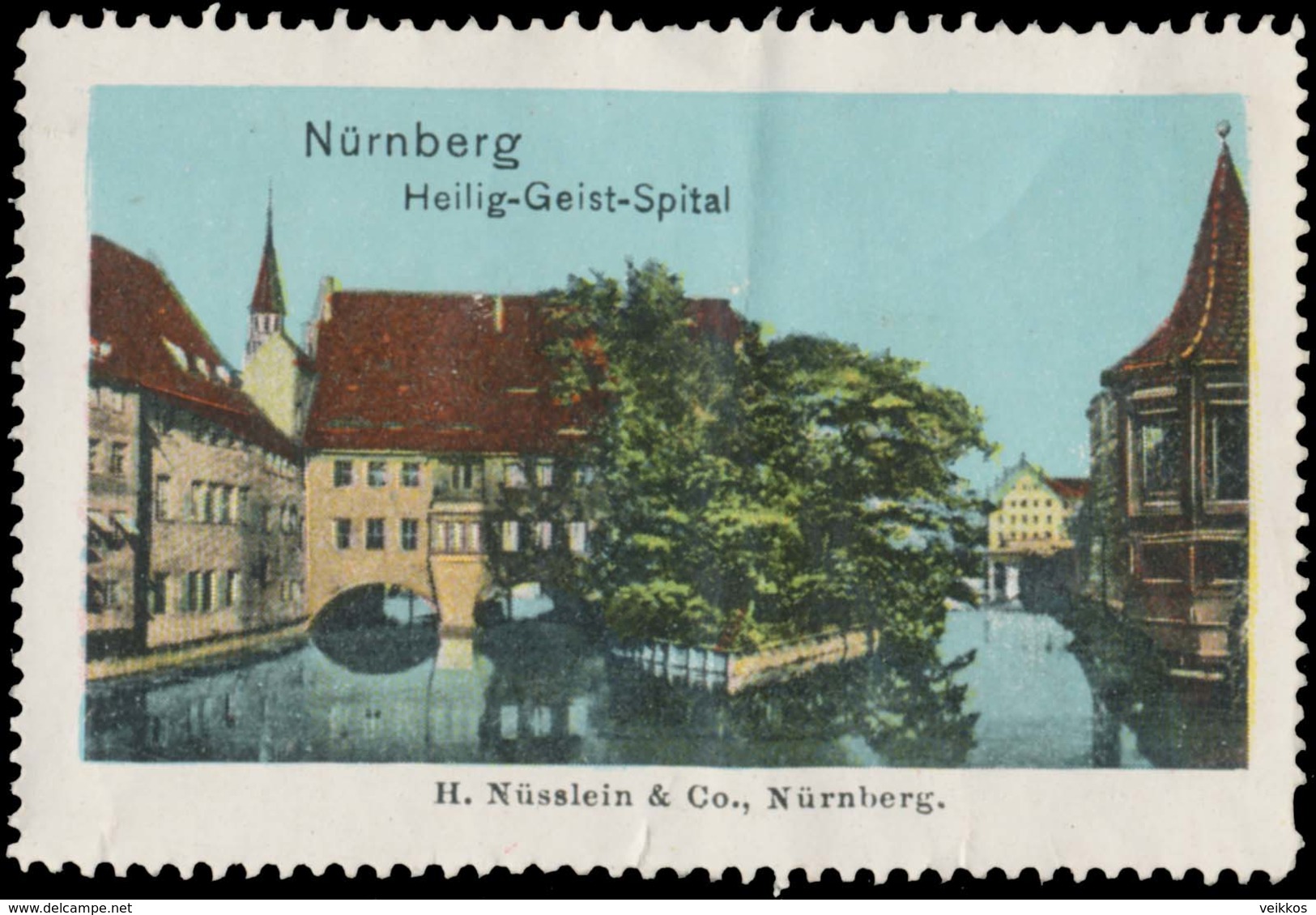 Nürnberg: Heilig-Geist-Spital Reklamemarke - Cinderellas