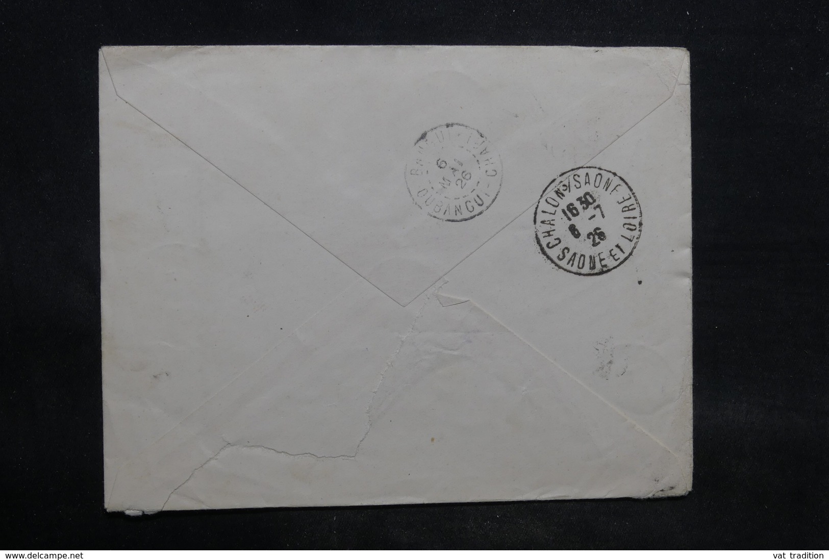 OUBANGUI - Enveloppe De Fort Crampel Pour La France En 1926, Affranchissement Plaisant - L 34455 - Cartas & Documentos