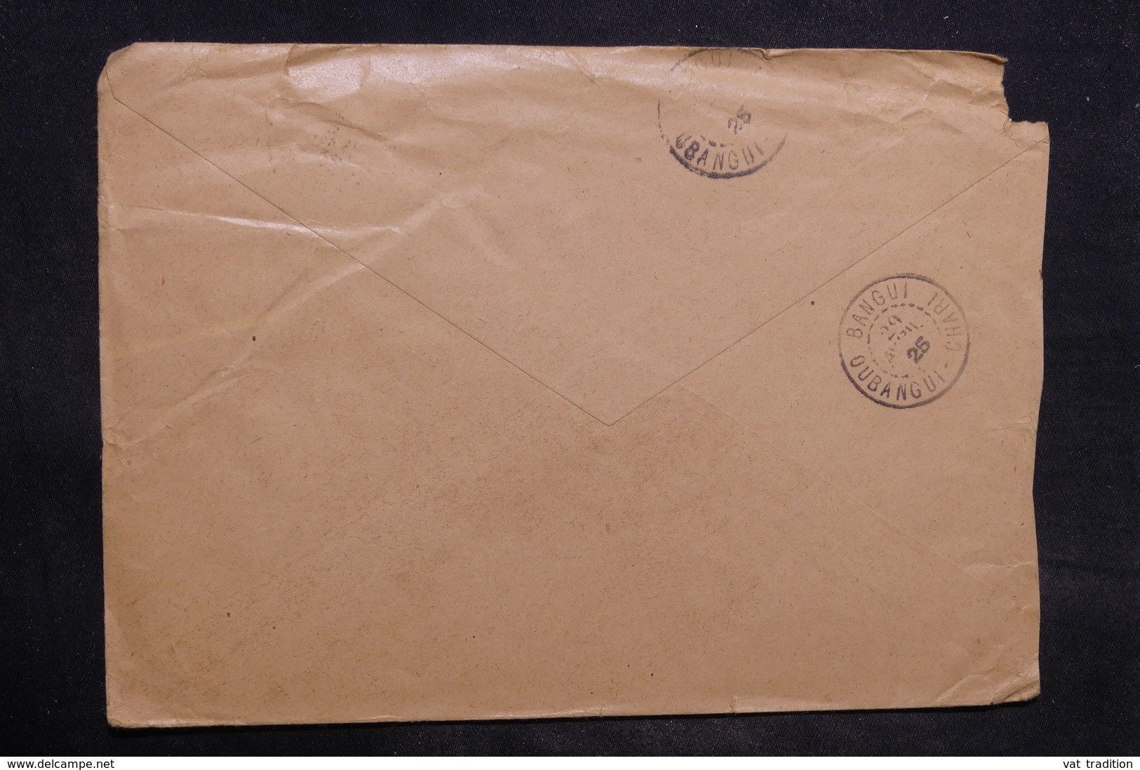 OUBANGUI - Enveloppe De Fort Crampel Pour La France En 1925, Affranchissement Plaisant - L 34458 - Cartas & Documentos