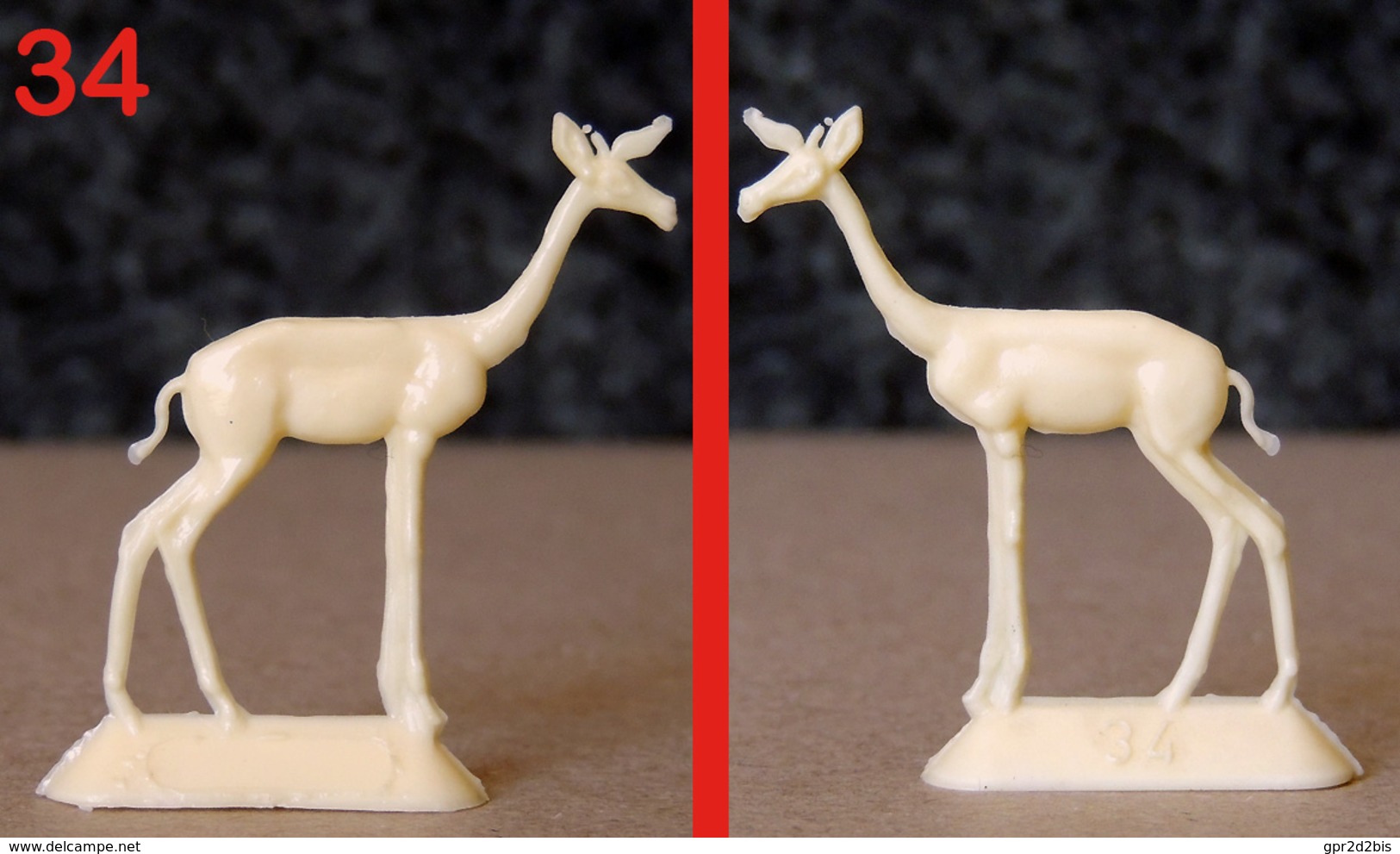 Figurine Publicitaire KUSTER #34 Gérénuk ( Antilope - Girafe )  - Intact & Complet - - Autres & Non Classés