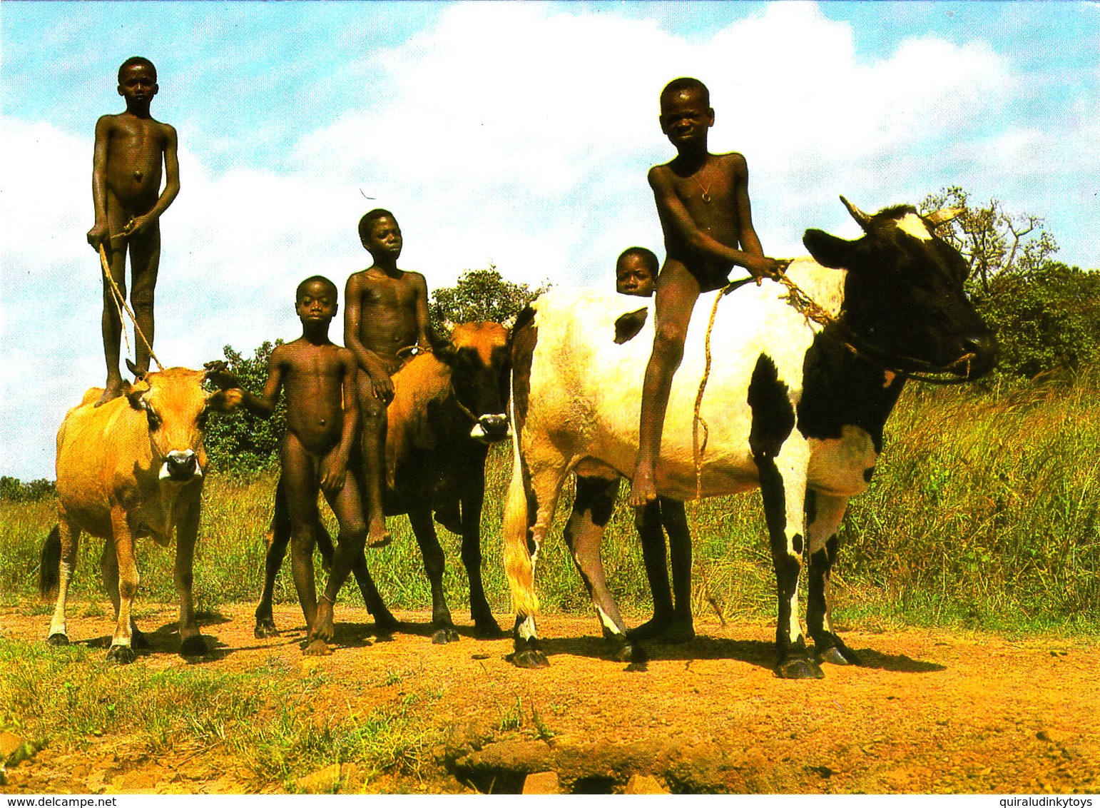 Jeunes Bergers Au TOGO Magnifique Cpsm Animée 15X105 Bon état Voir Scans - Togo