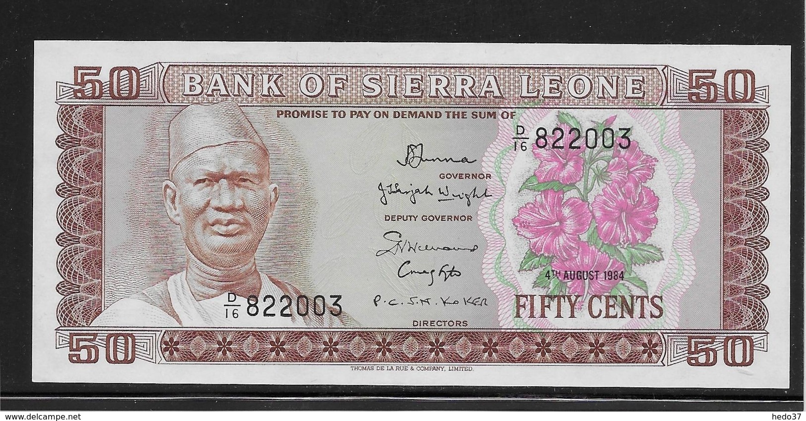 Sierra Leone - 50 Cents - Pick N°4e - NEUF - Sierra Leone