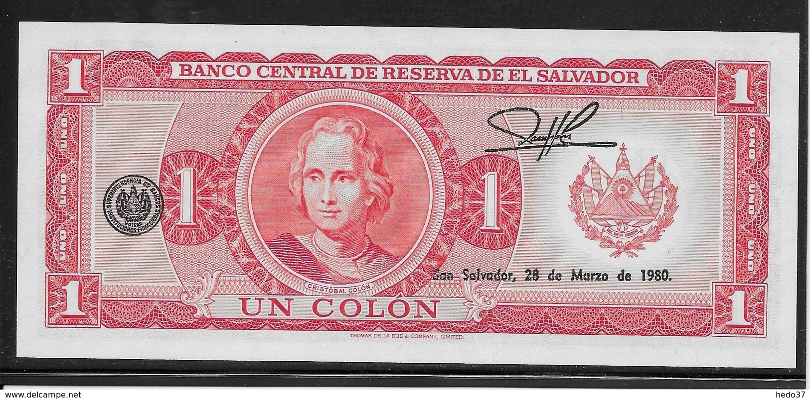 Salvador - 1 Colon - Pick N°125 - NEUF - El Salvador