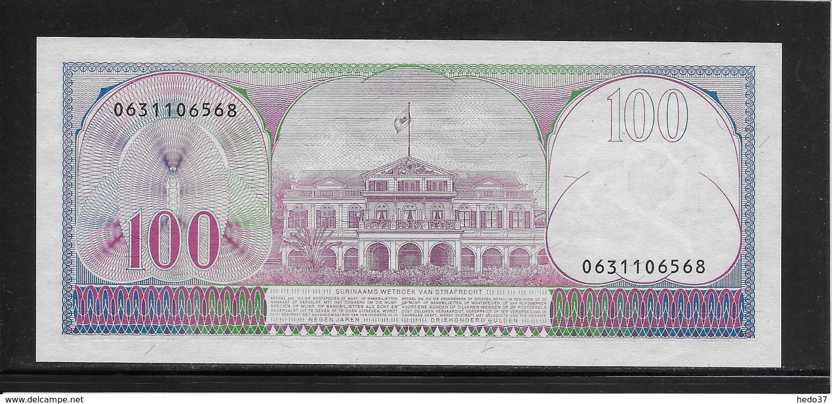 Surinam - 100 Gulden - Pick N°128b - NEUF - Suriname