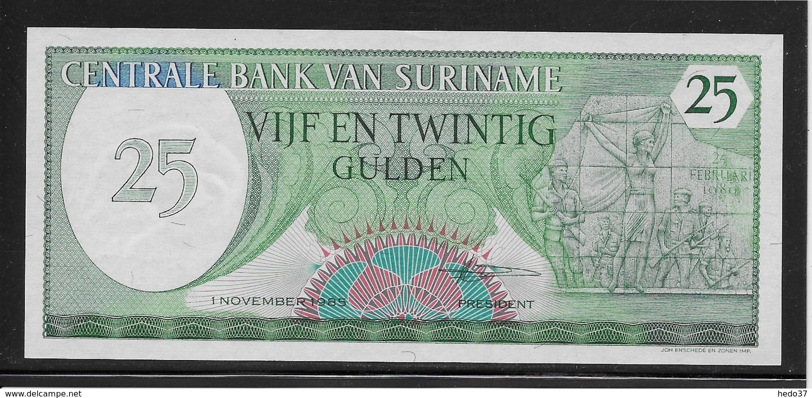 Surinam - 25 Gulden - Pick N°127b - NEUF - Suriname