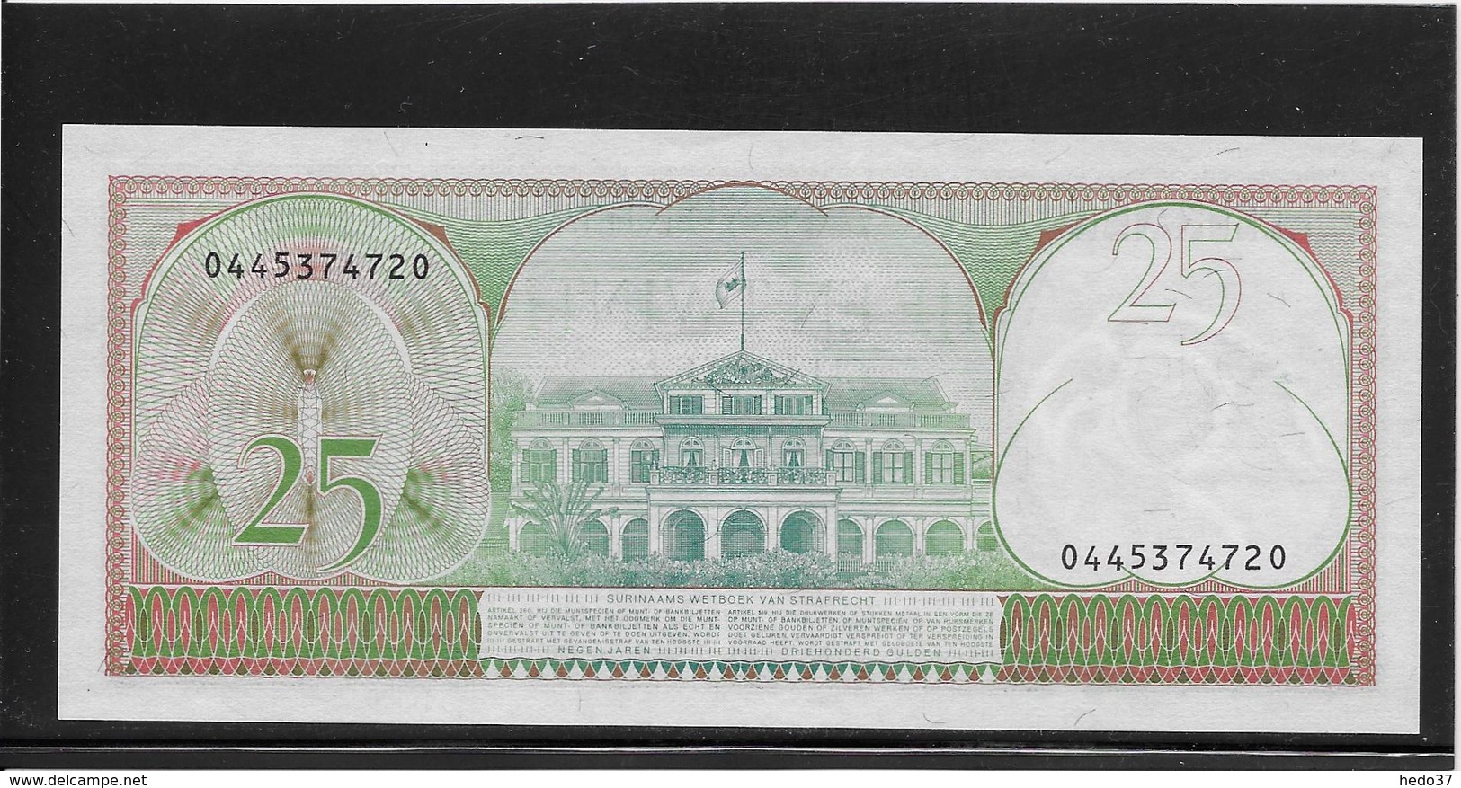 Surinam - 25 Gulden - Pick N°127b - NEUF - Suriname