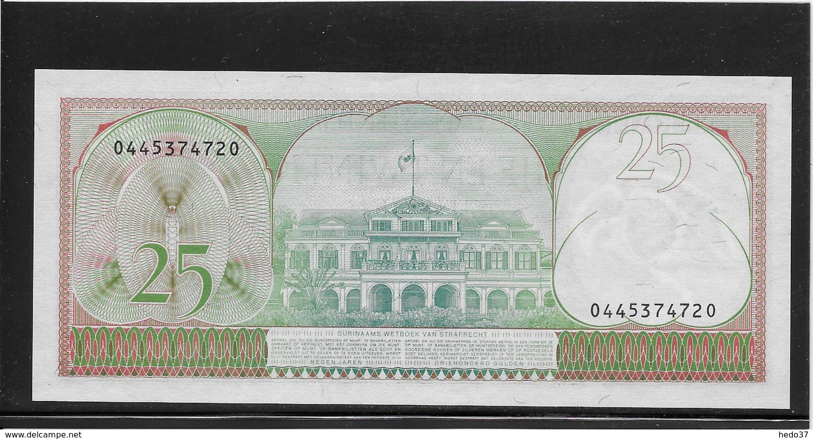 Surinam - 25 Gulden - Pick N°127b - NEUF - Surinam
