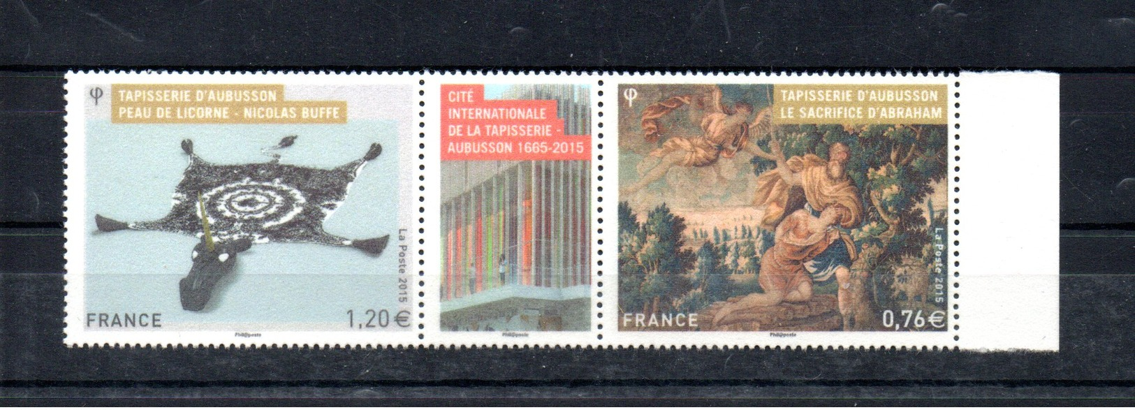 FRANCE 2015 -- Timbre AUBUSSON  N° 4999/5000 NEUF DIPTYQUE - Unused Stamps