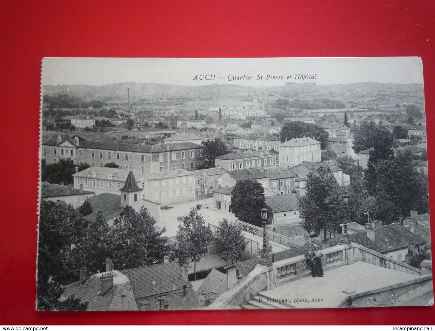 1908 AUCH QUARTIER SAINT PIERRE ET HOPITAL ETAT CORRECT - Auch