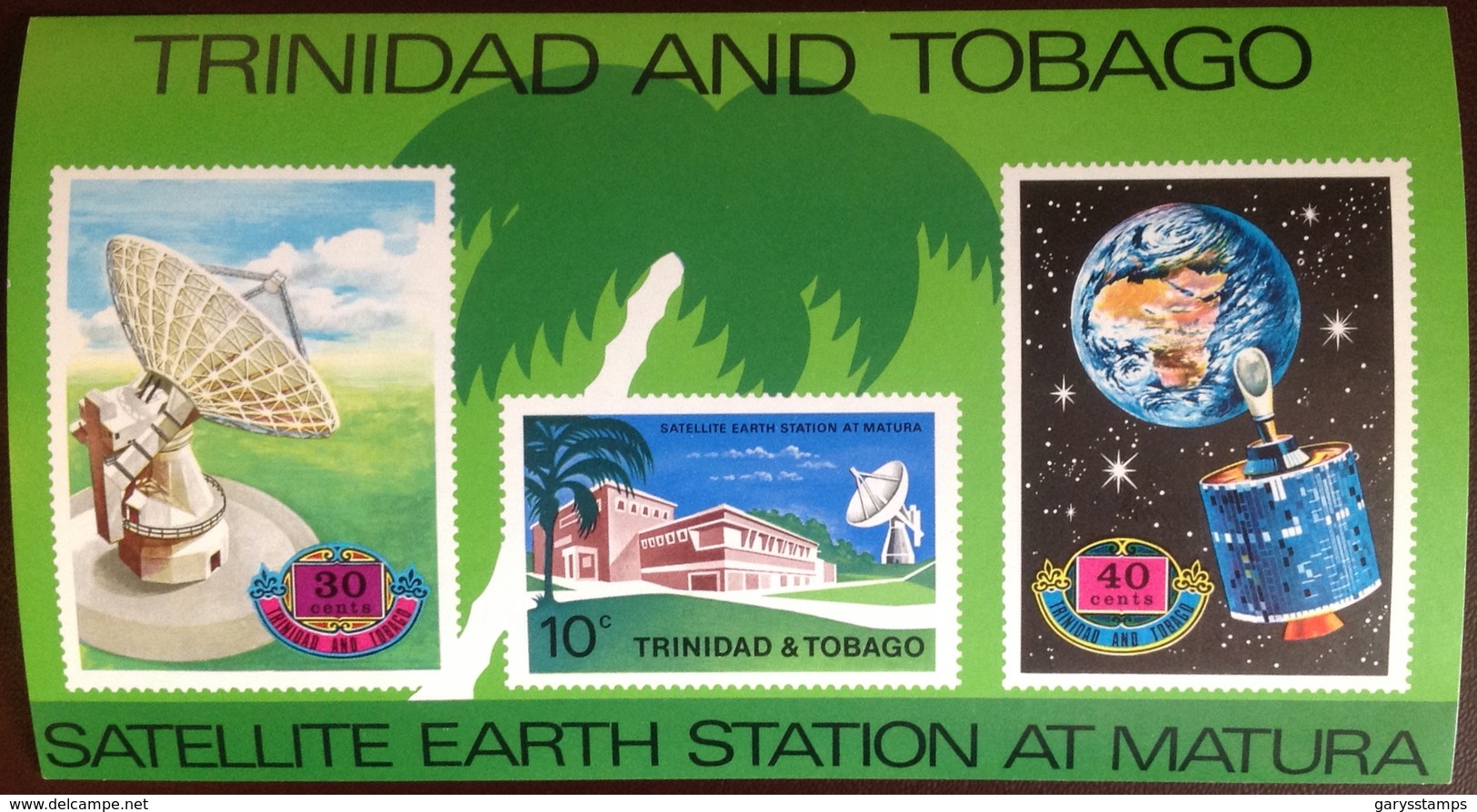 Trinidad & Tobago 1971 Satellite Minisheet MNH - Trinidad & Tobago (1962-...)