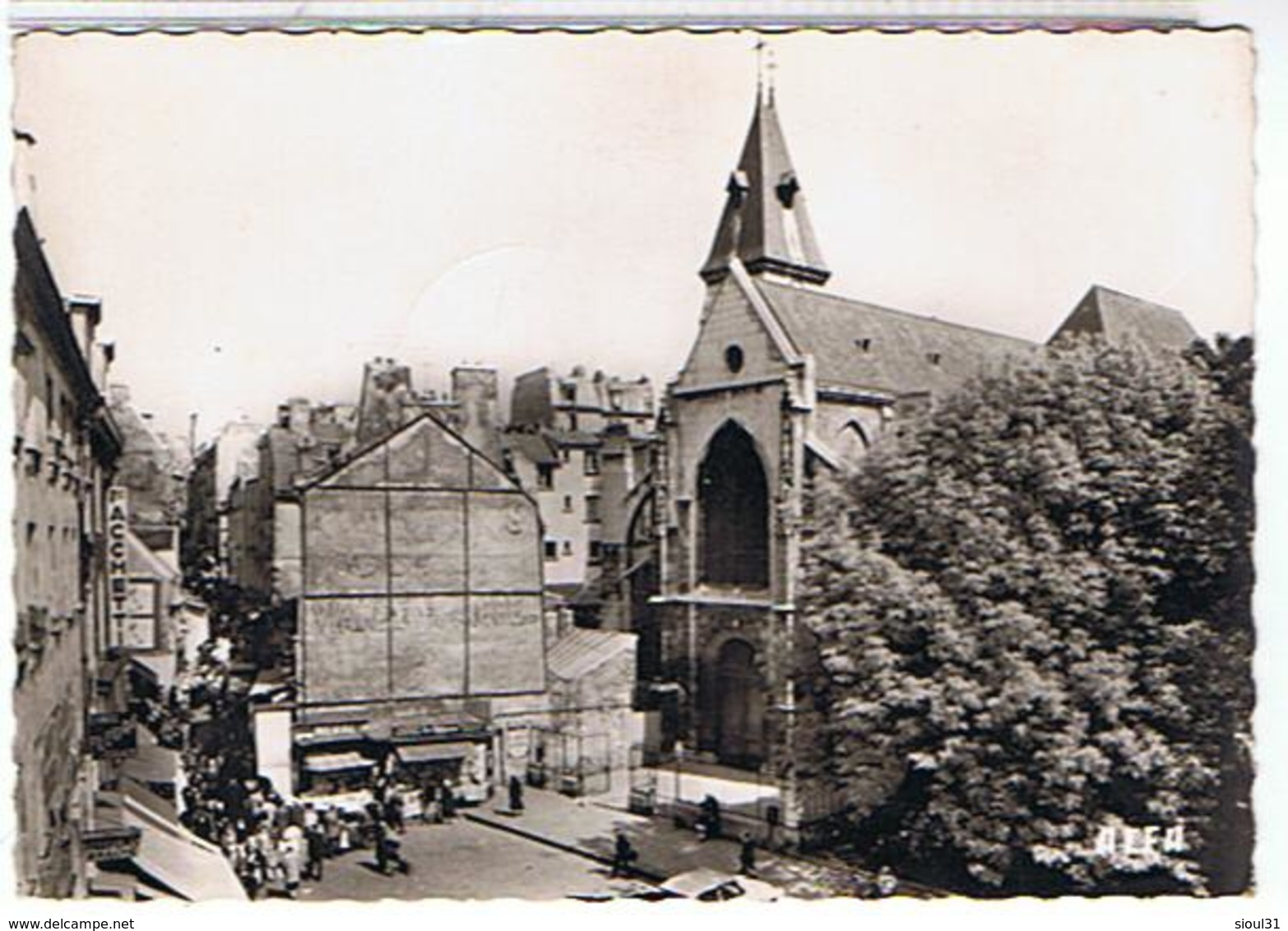 PARIS   05 Eglise St Medard Et Rue Mouffetard Cpsm 10x15  Zz605 - Arrondissement: 05